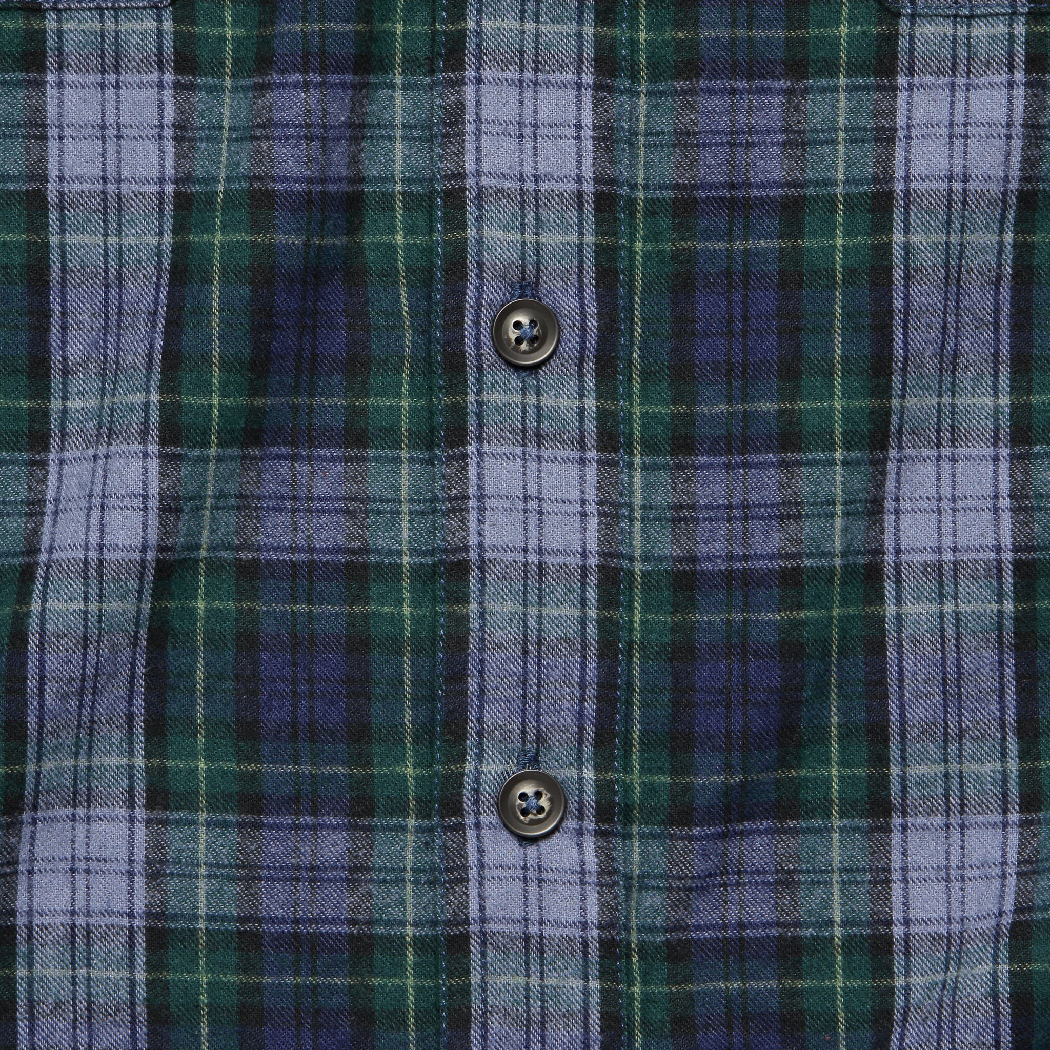 Rexford Mid-weight Plaid Shirt - Green/Blue - Image 3