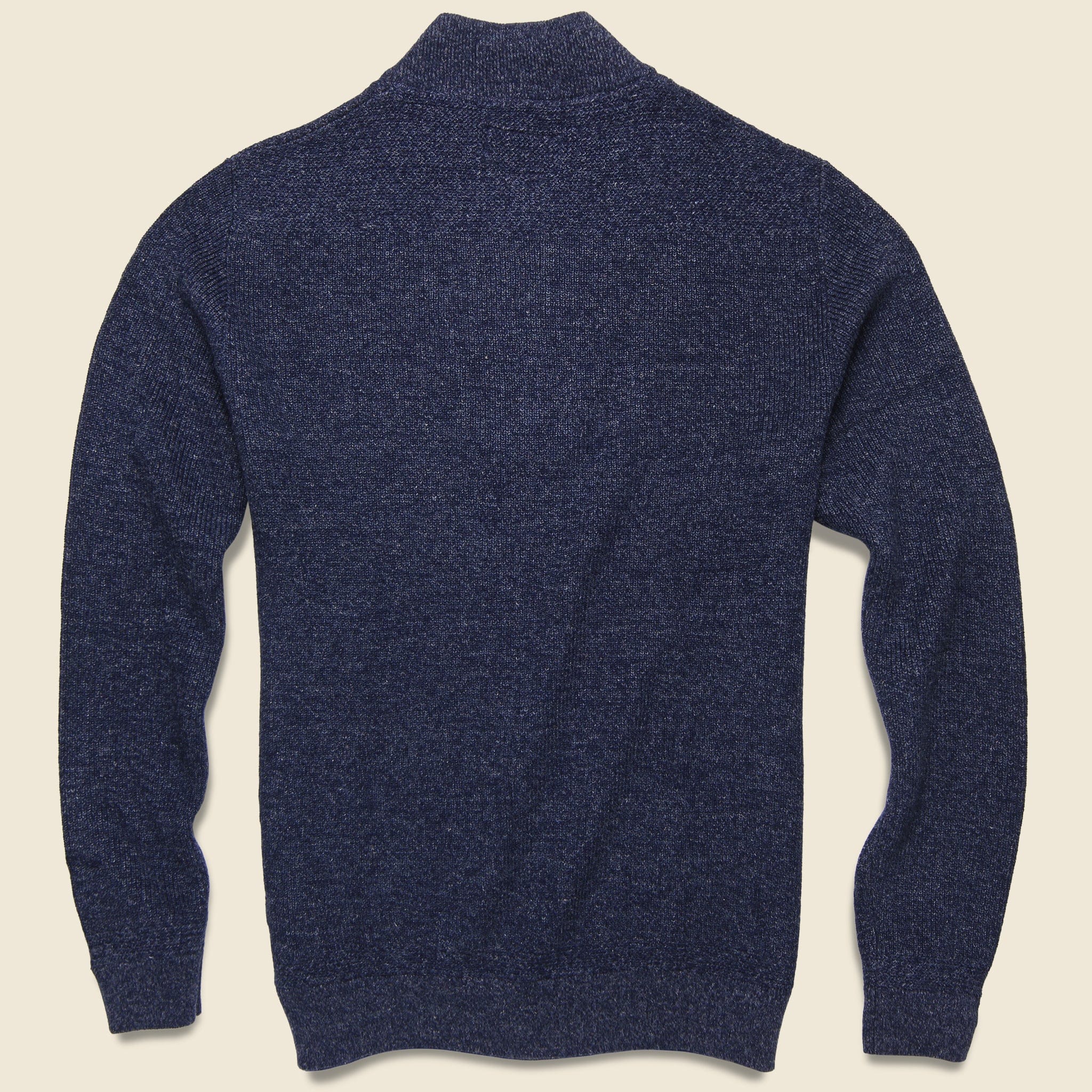 Wadsworth Bib Sweater Henley - Navy - Image 2
