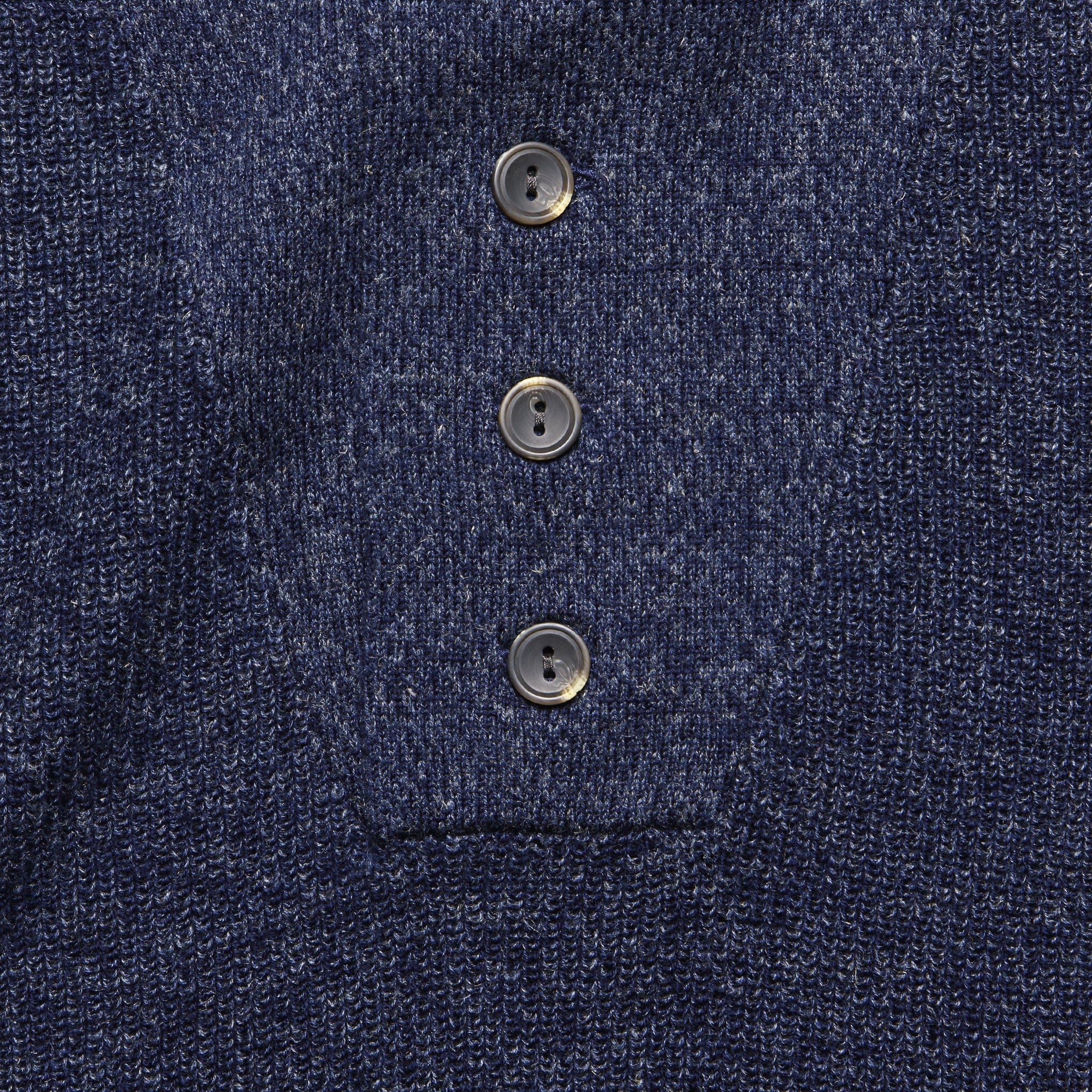 Wadsworth Bib Sweater Henley - Navy - Image 3