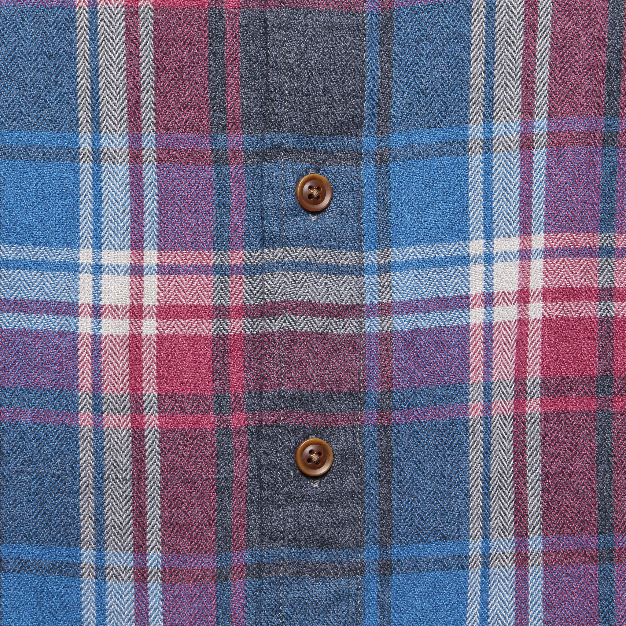 Yarmouth 3-Ply Jaspe Flannel - Violet/Gray/Blue - Image 3