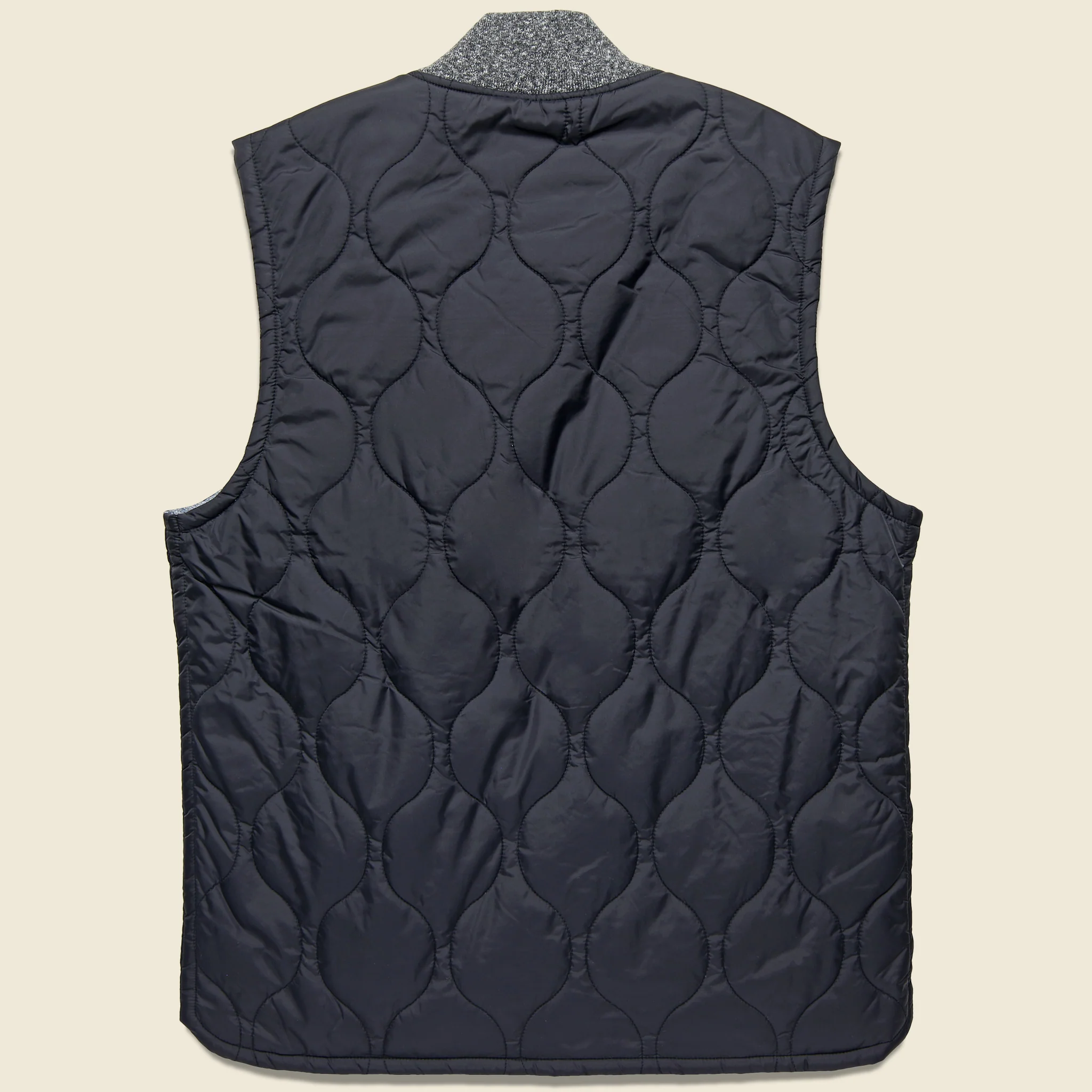 Mackay Quilted Vest - Black - Image 2