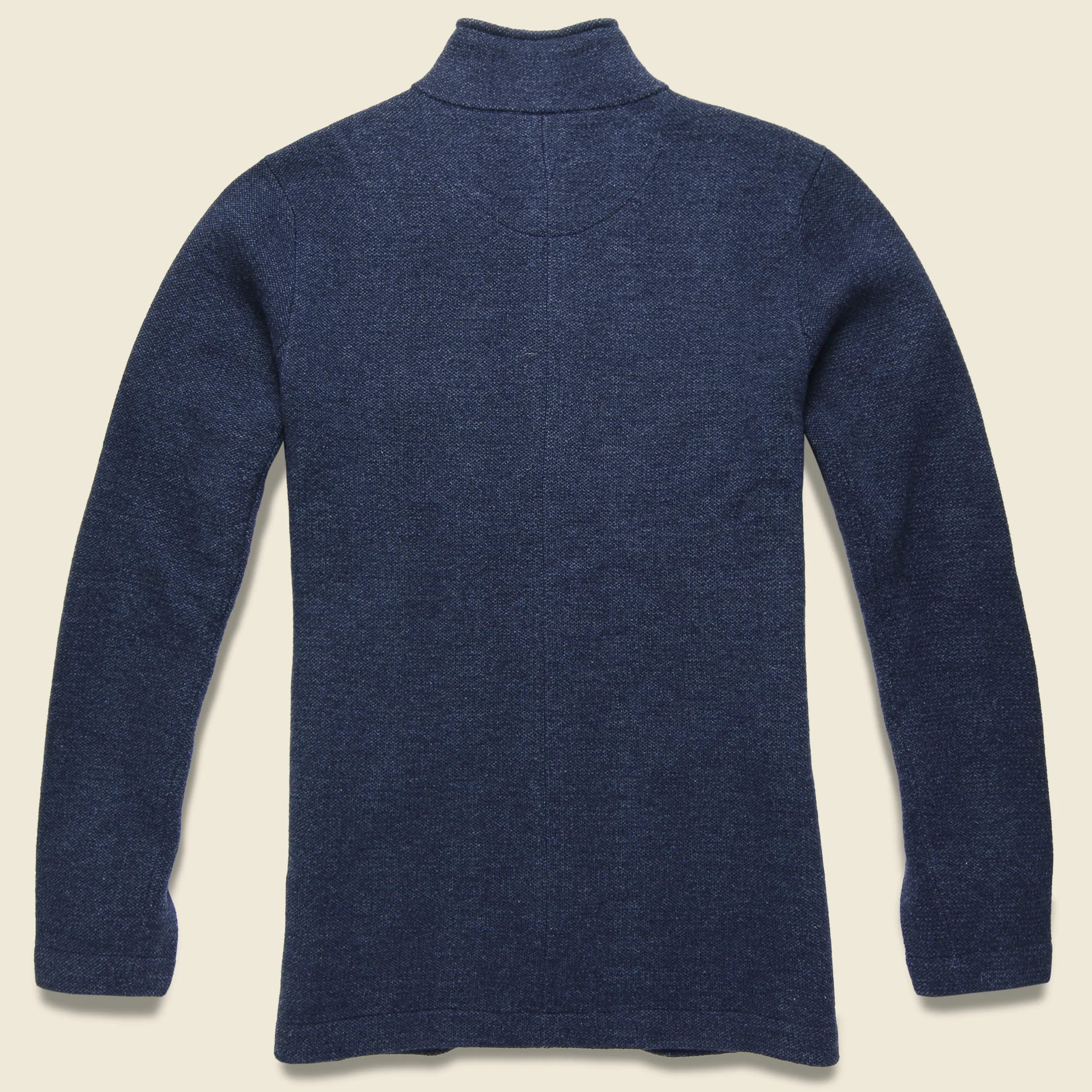 Nelson Jacquard Swacket - Navy Marl - Image 2