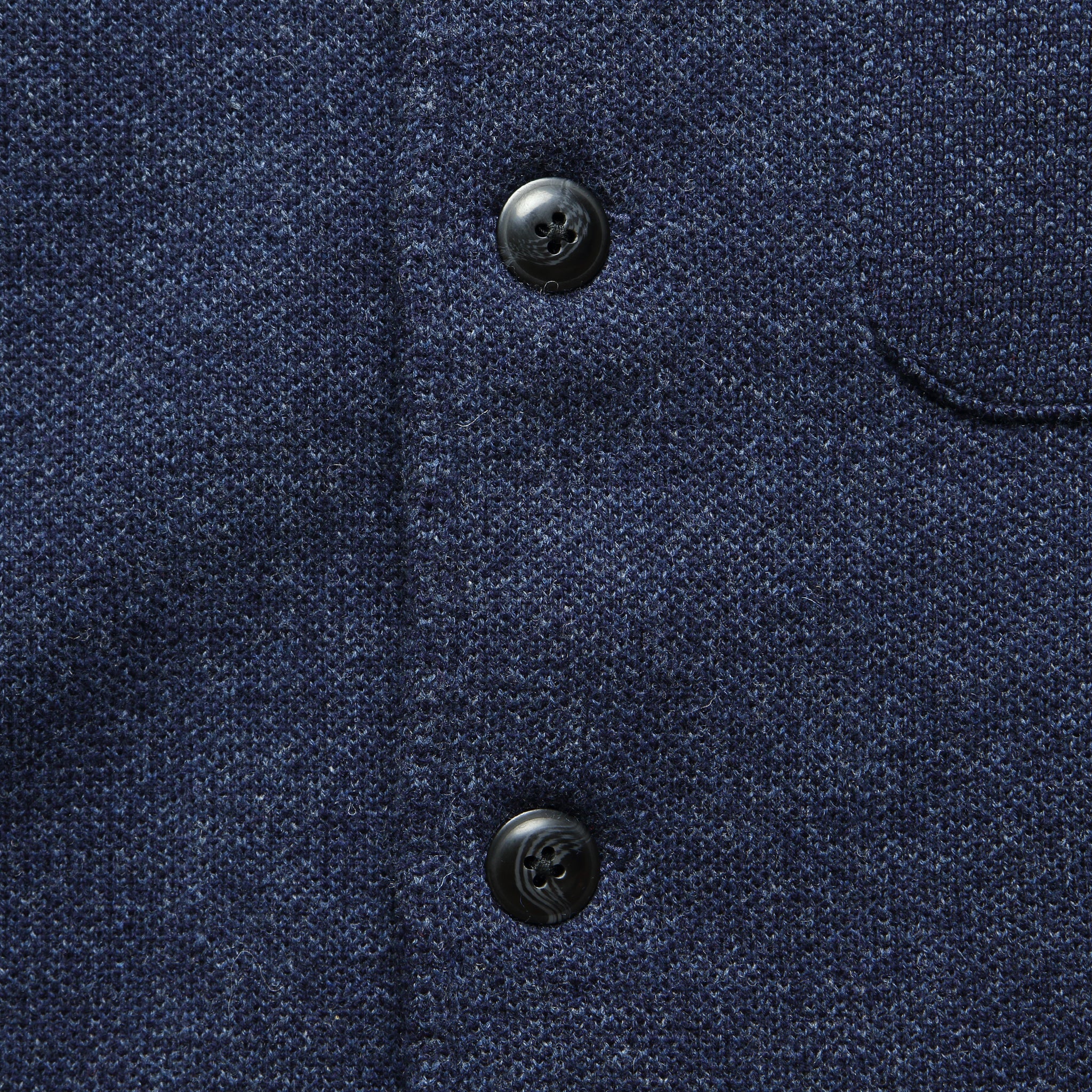 Nelson Jacquard Swacket - Navy Marl - Image 3