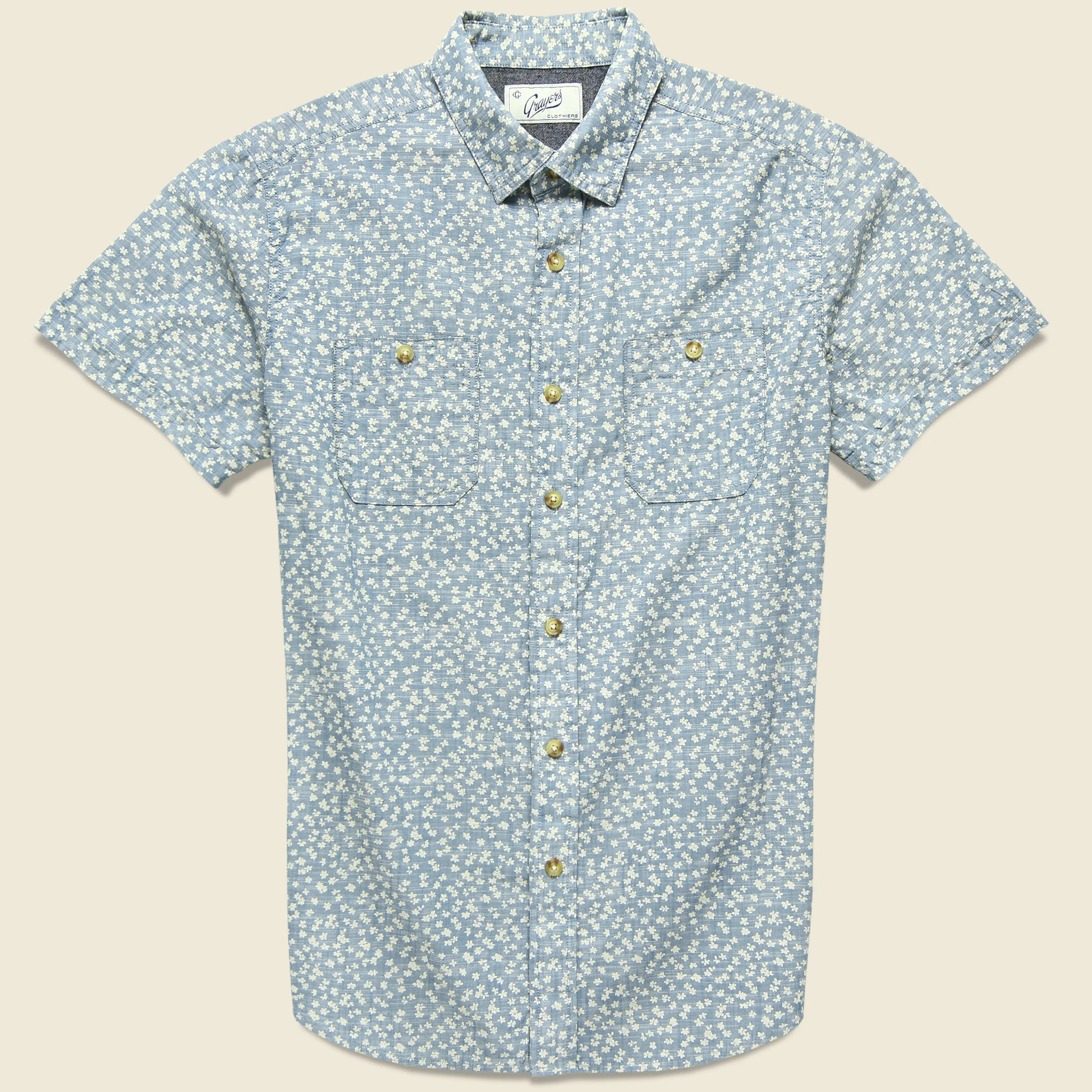 Drayton Shirt - Aegean Blue