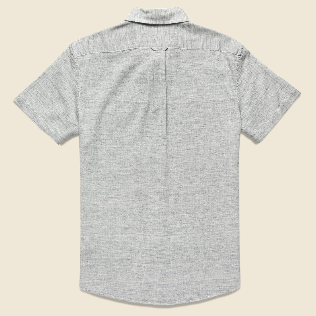 Heather Herringbone Twill Shirt - Charcoal - Image 2