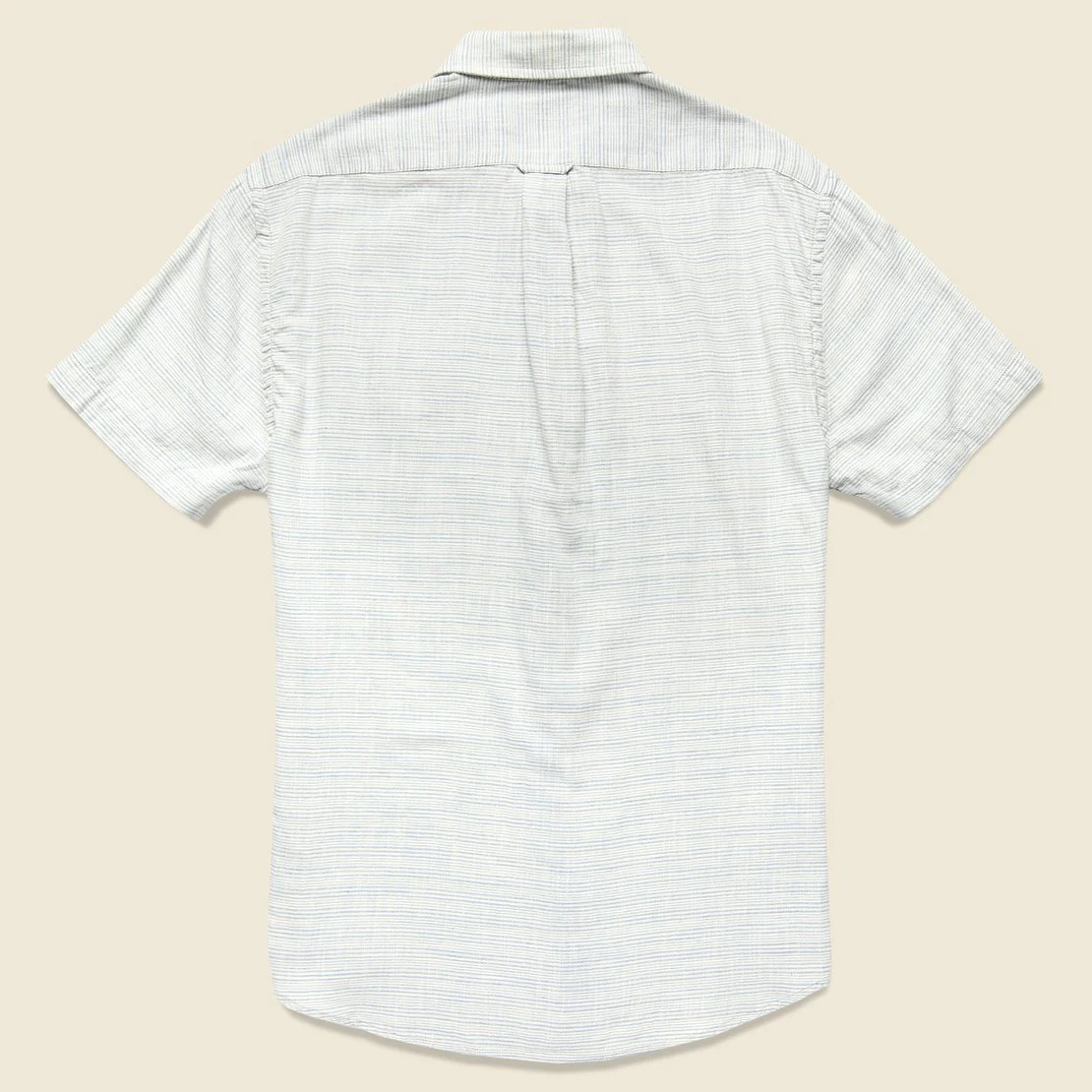 Horizon Summer Twill Shirt - Blue Cream Stripe - Image 2