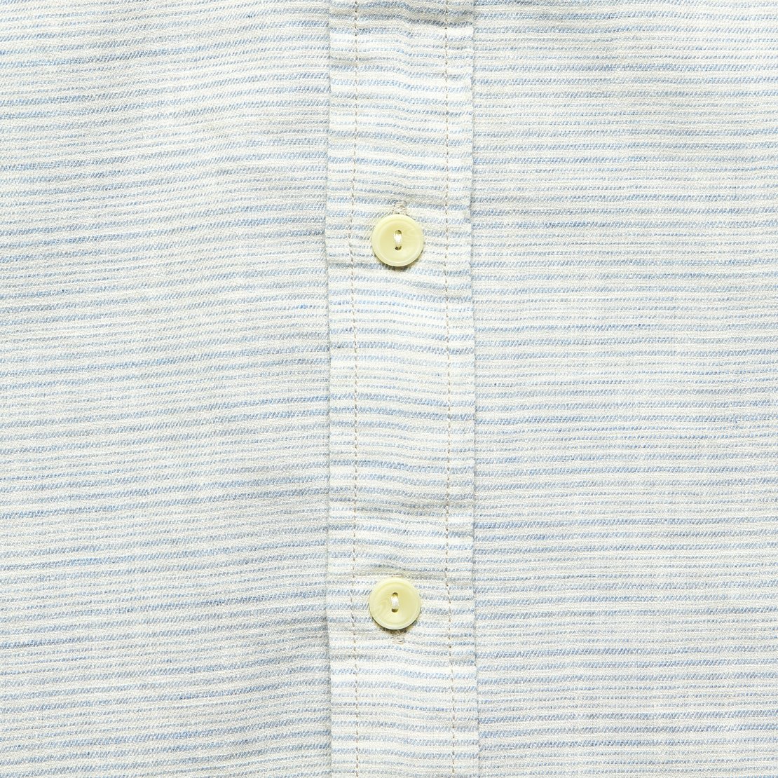 Horizon Summer Twill Shirt - Blue Cream Stripe - Image 3