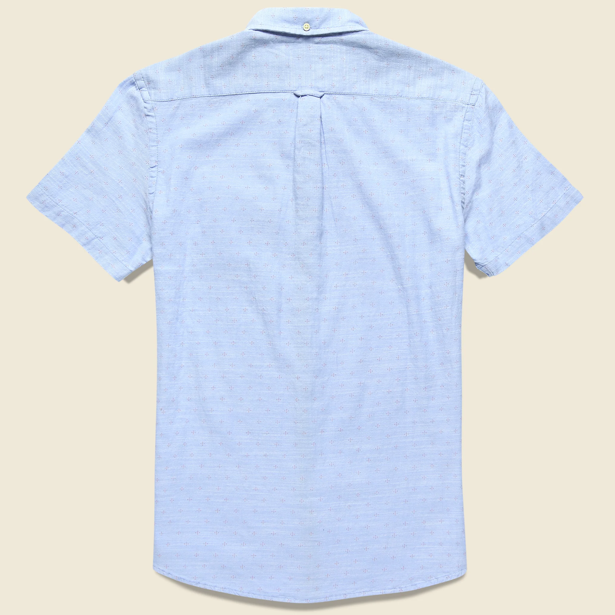 Prescott Summer Slub Twill Shirt - Blue - Image 2
