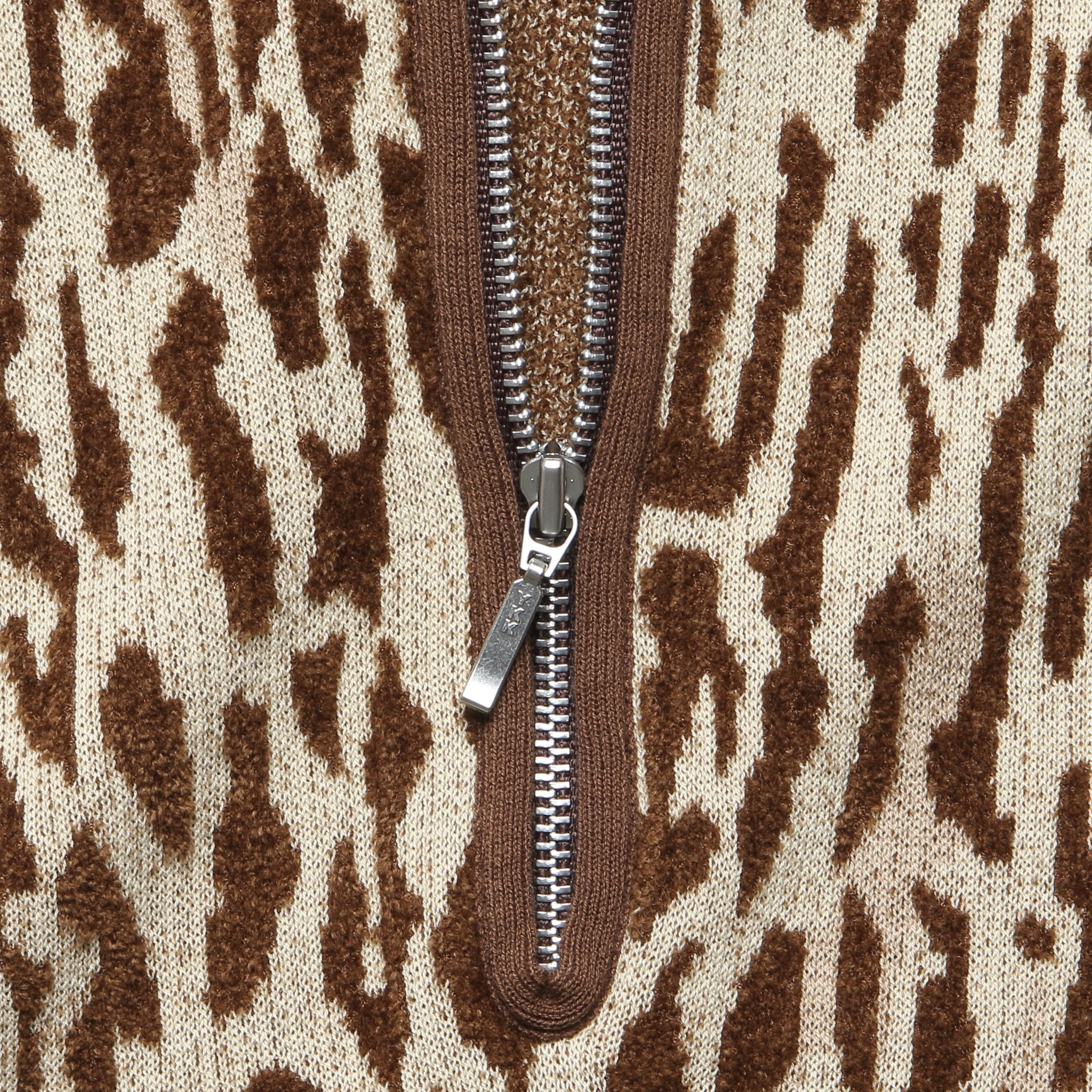 Half Zip Knit Polo - Giraffe - Image 3
