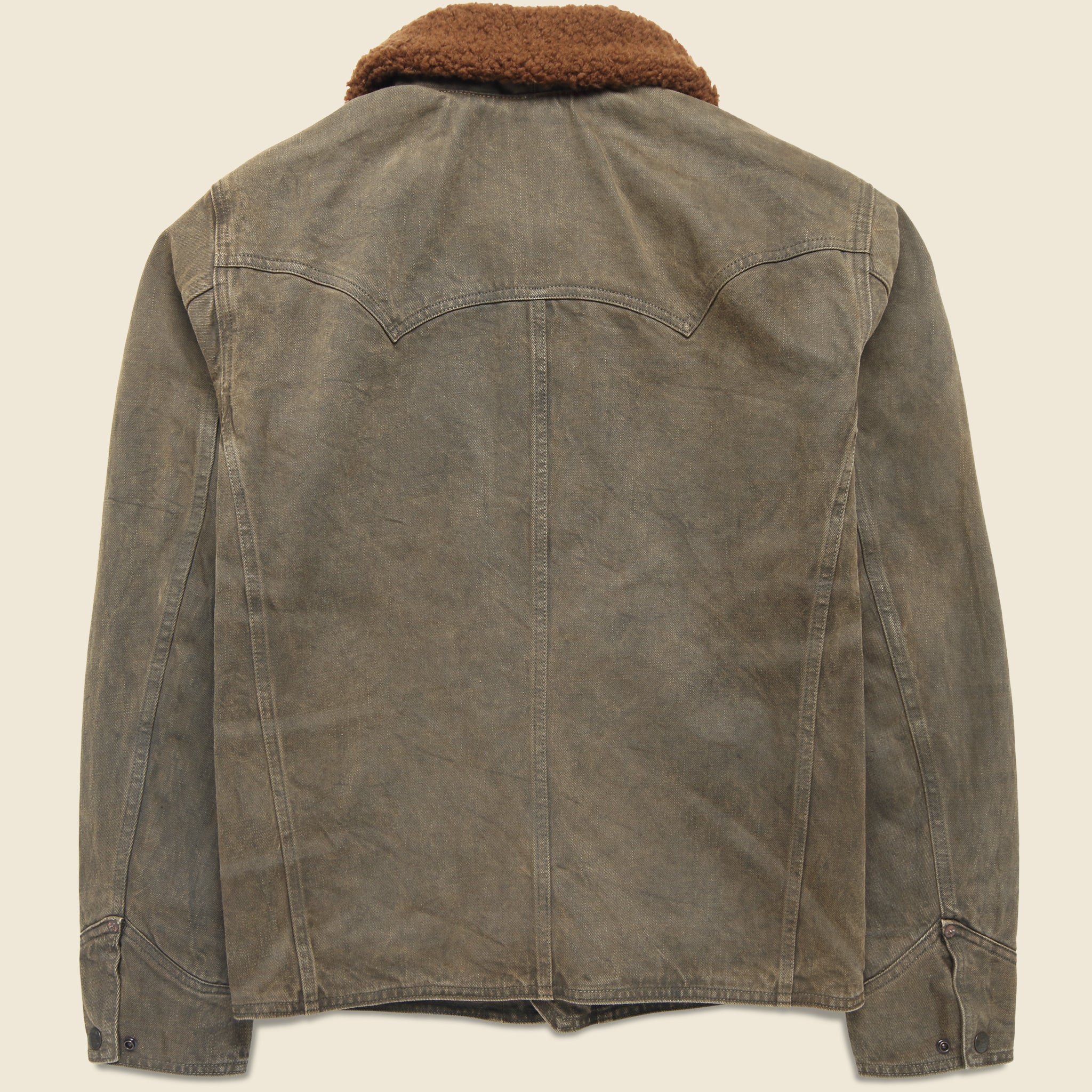 Halkirk Denim Jacket - Brown - Image 3