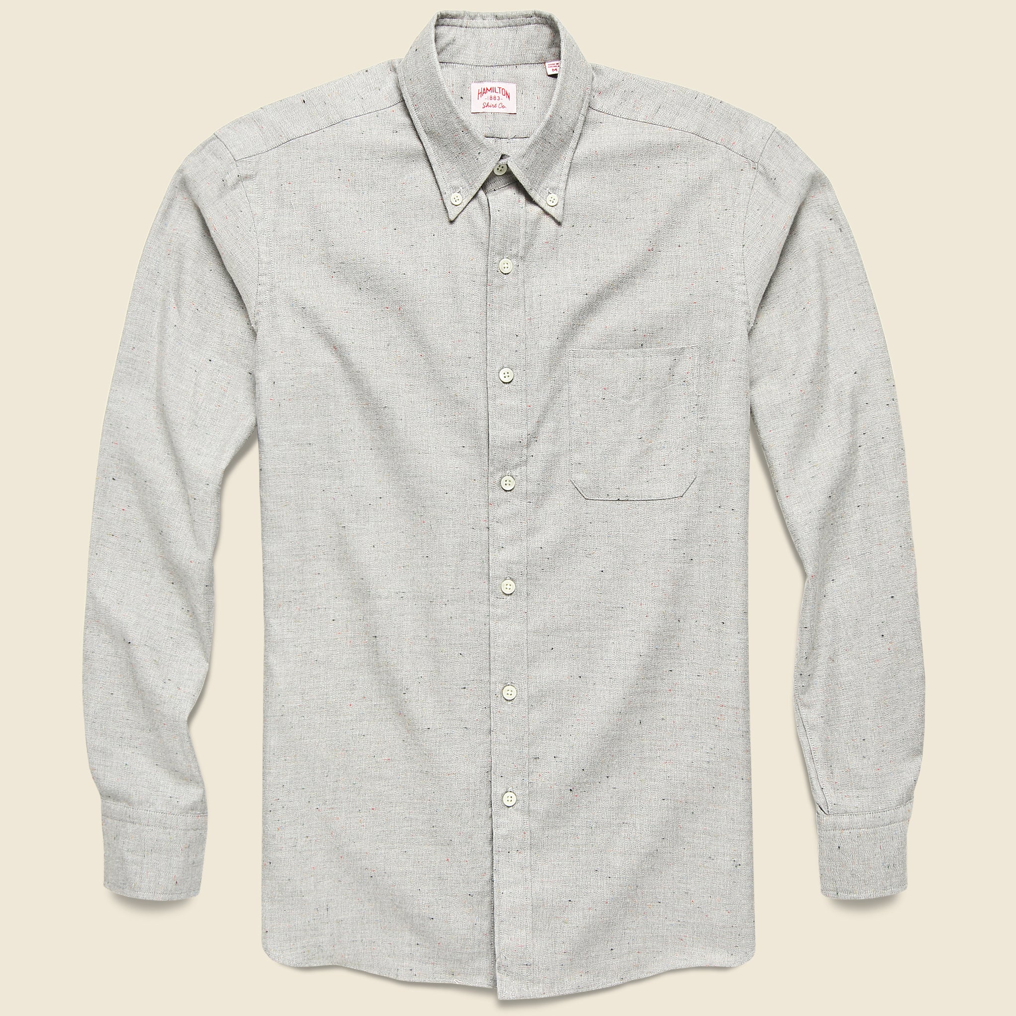 Donegal Twill Shirt - Grey