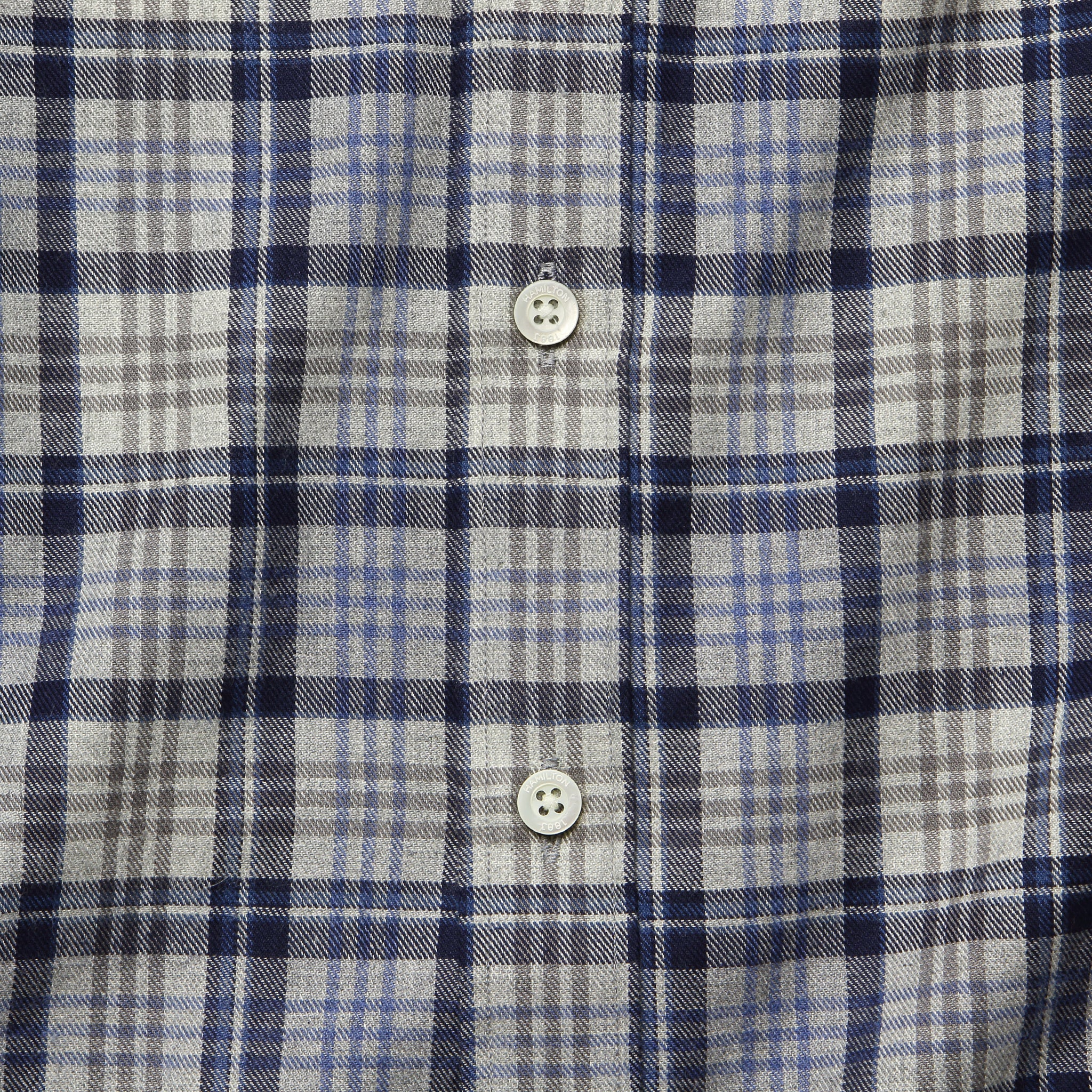 Plaid Flannel - Navy/Grey - Image 3