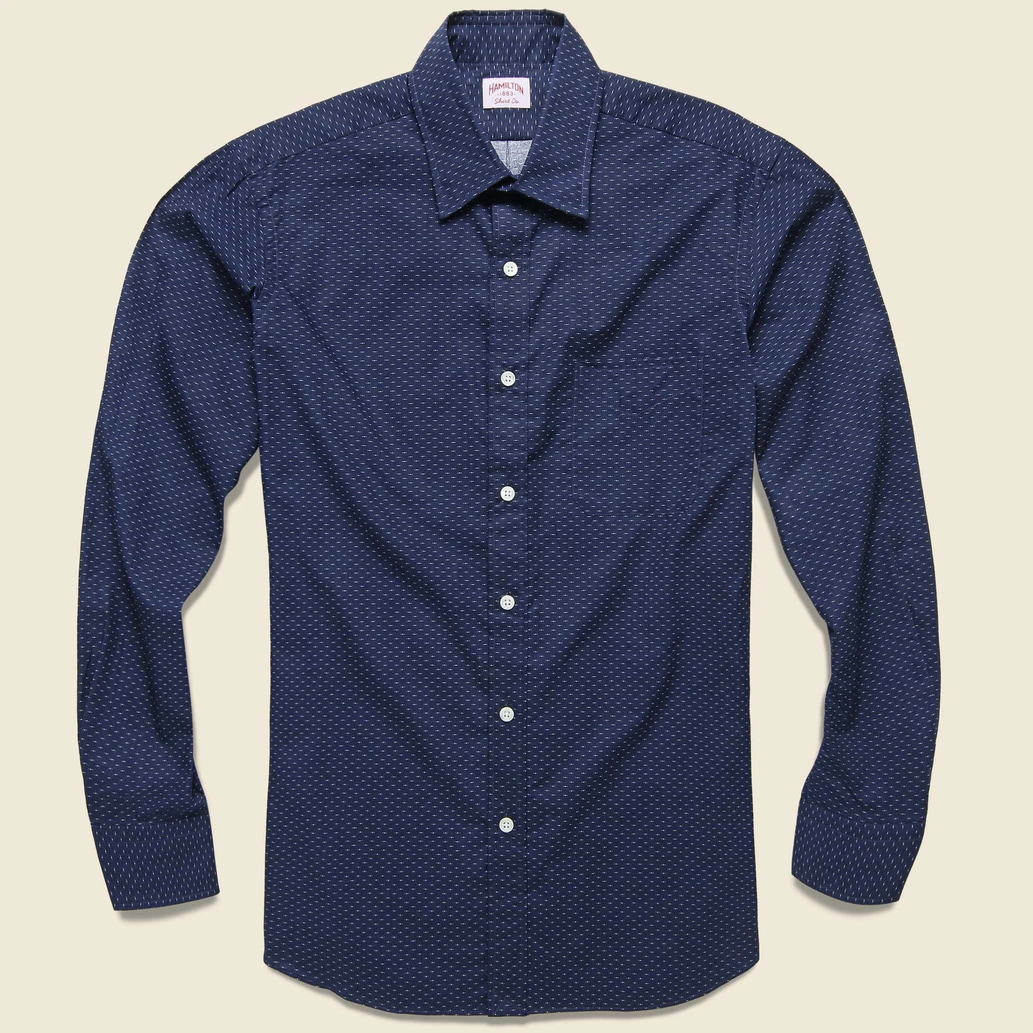 Spread Dot Shirt - Navy