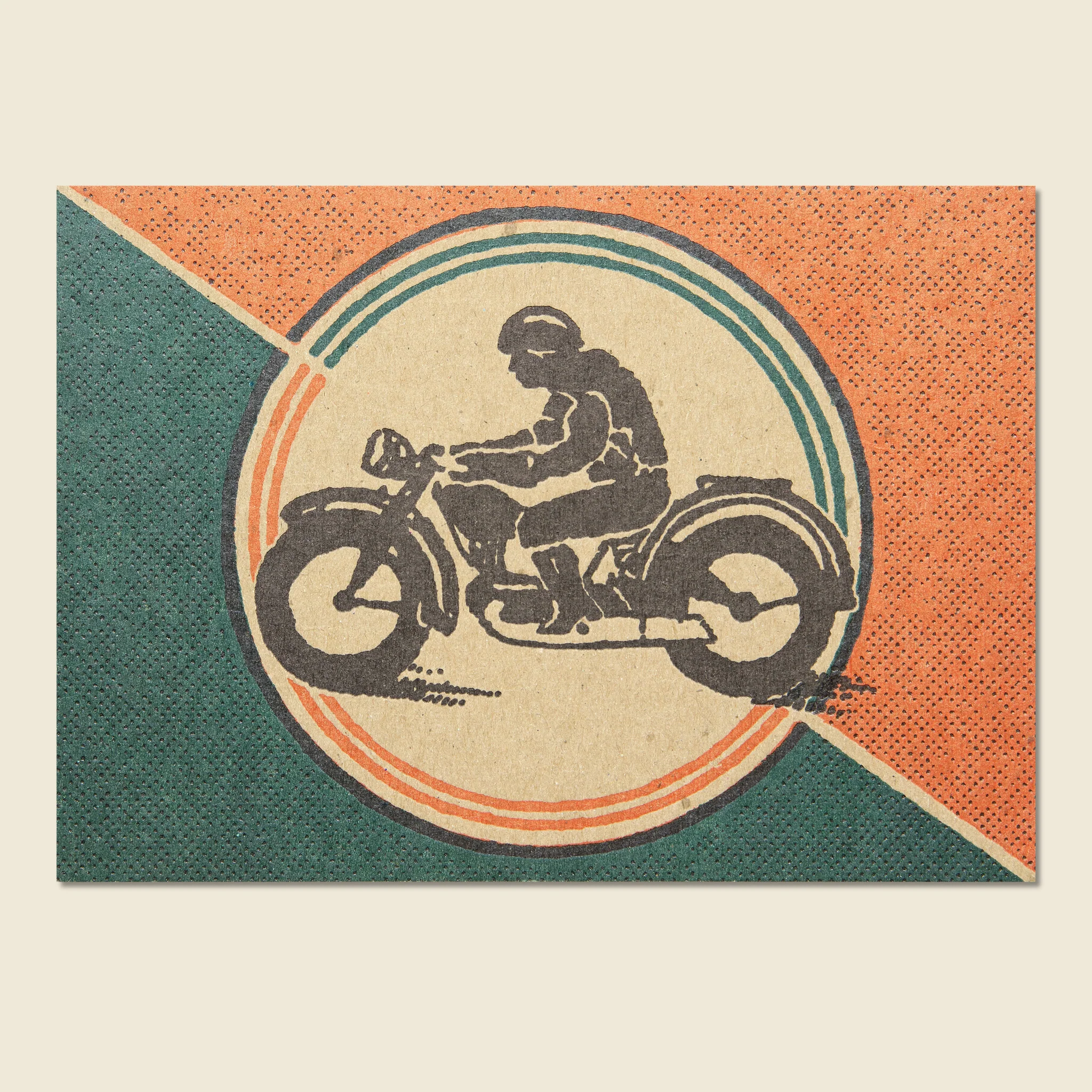 Motorcycle Postcard
