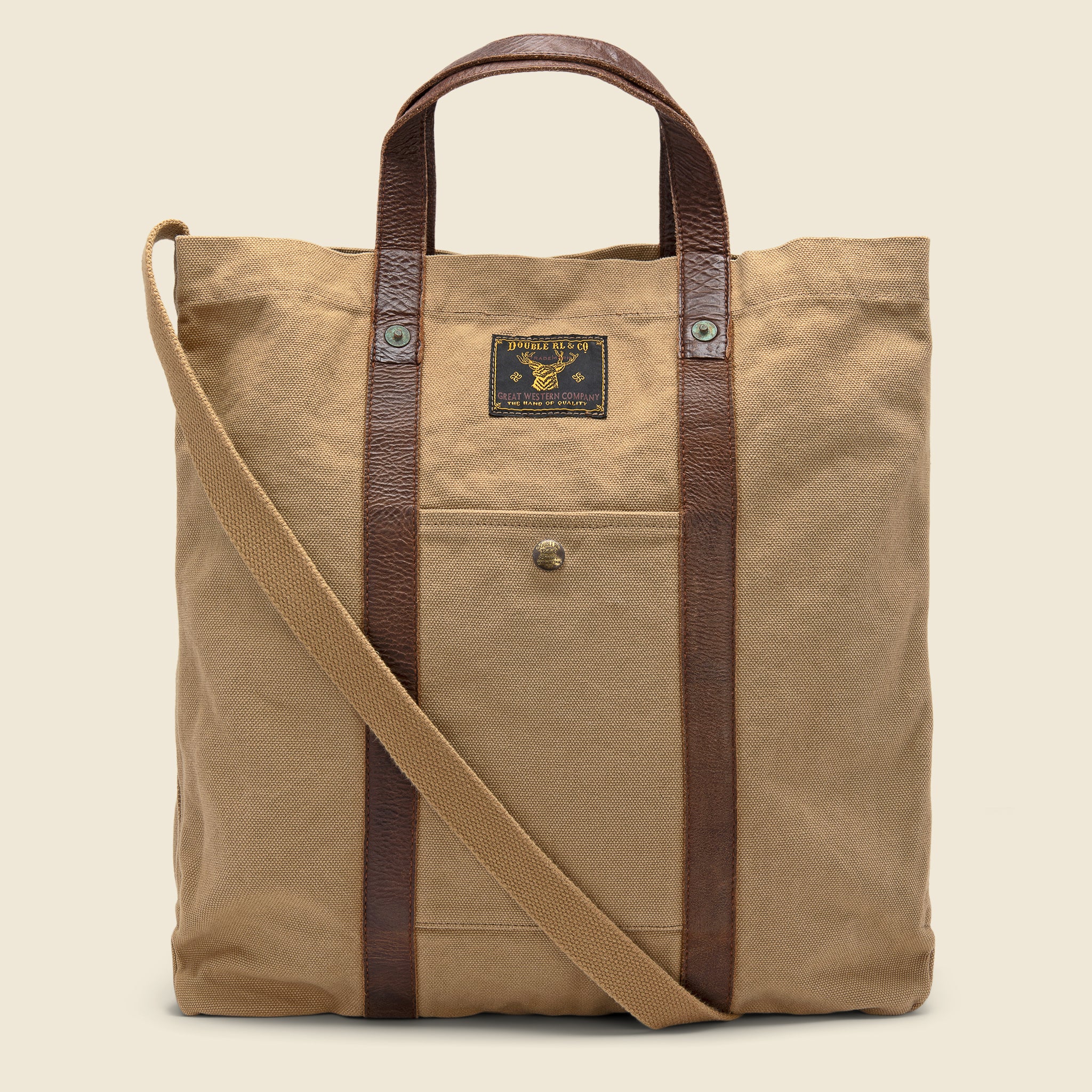 Harley Market Tote Bag - Khaki