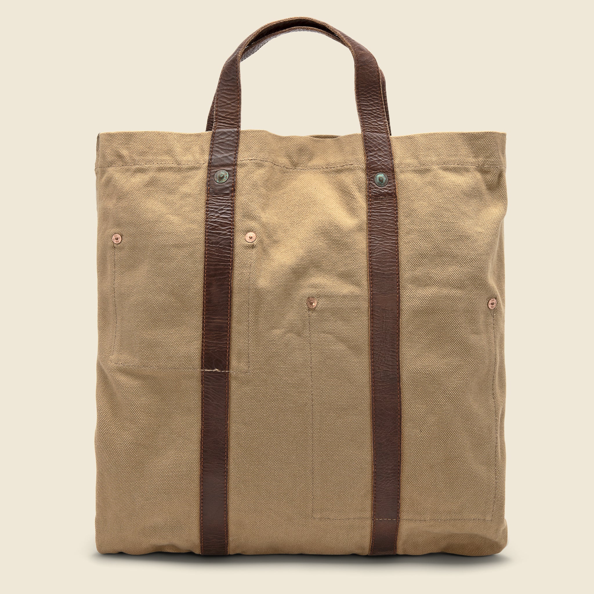Harley Market Tote Bag - Khaki - Image 2