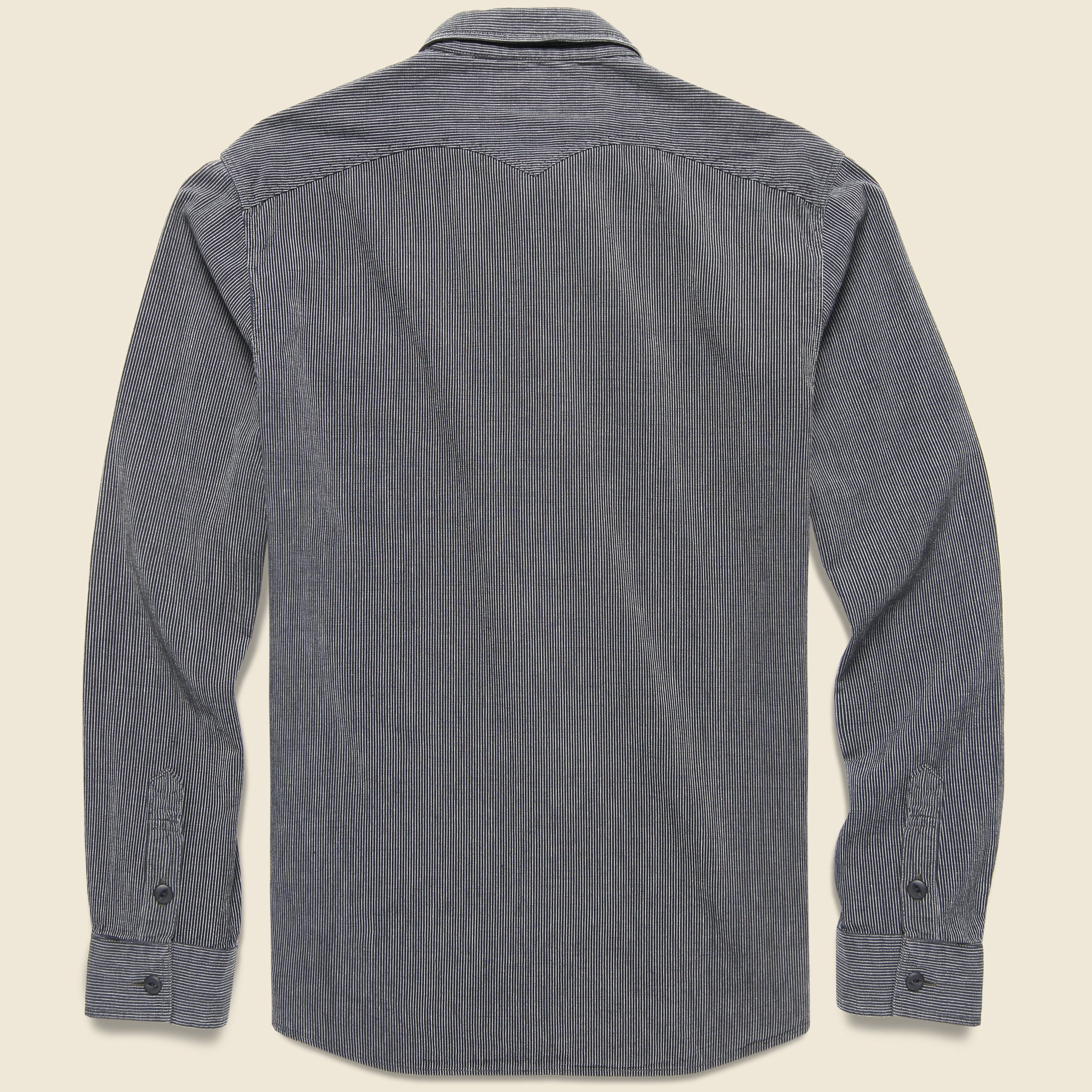 Hartley Workshirt - Black/Cream - Image 2