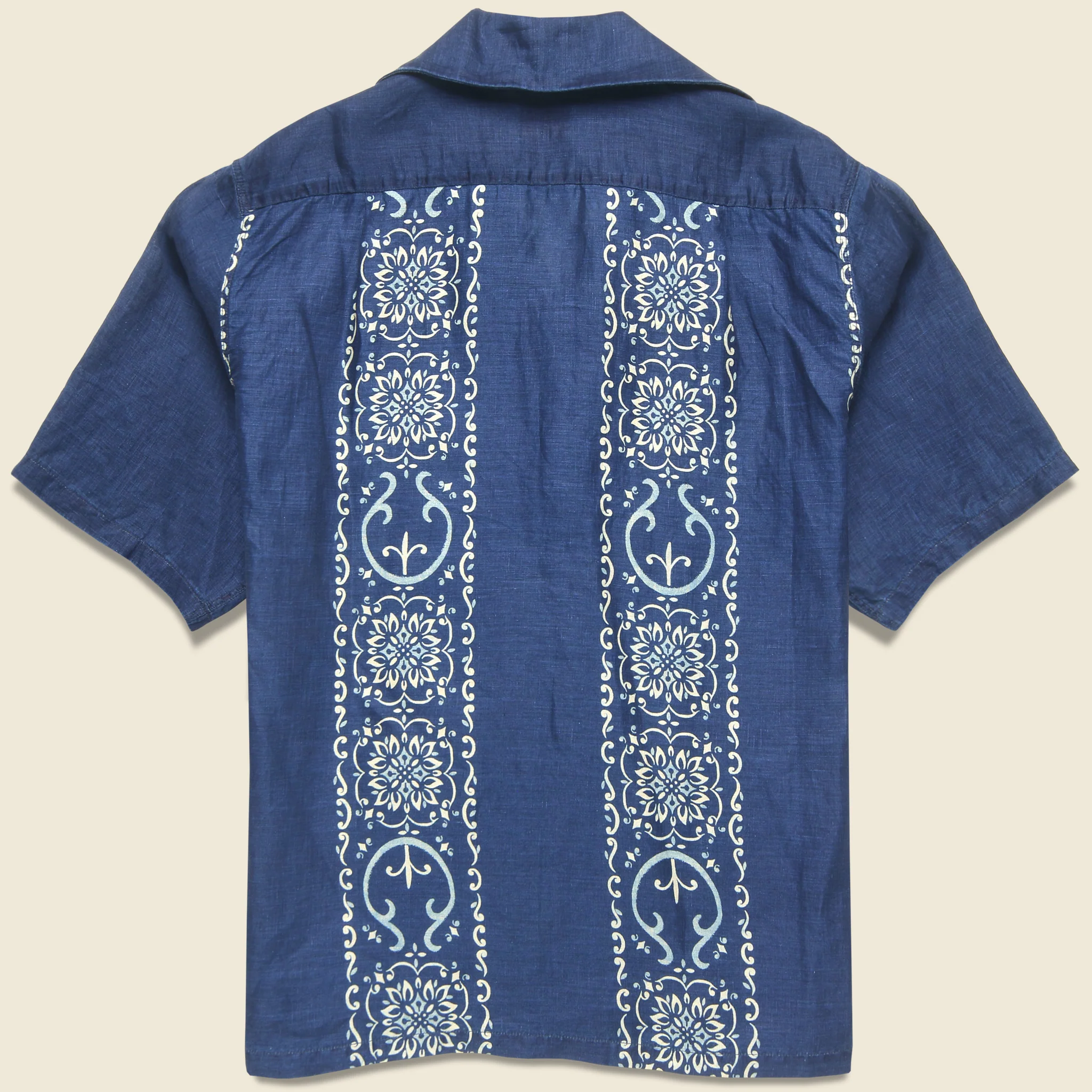 Havananaja Linen Cuba Shirt - Indigo - Image 2