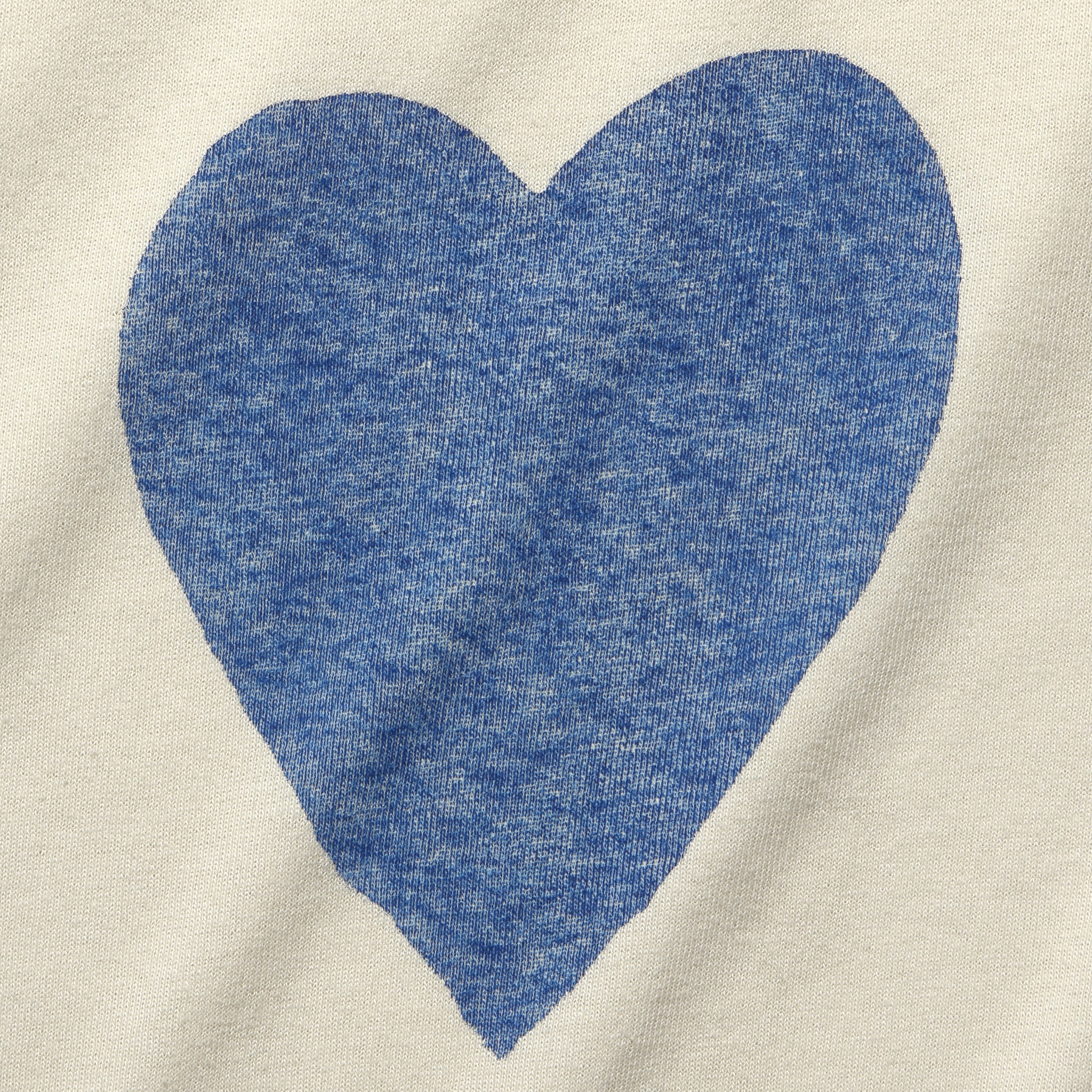 Heart Tee - Vintage White/Blue - Image 3
