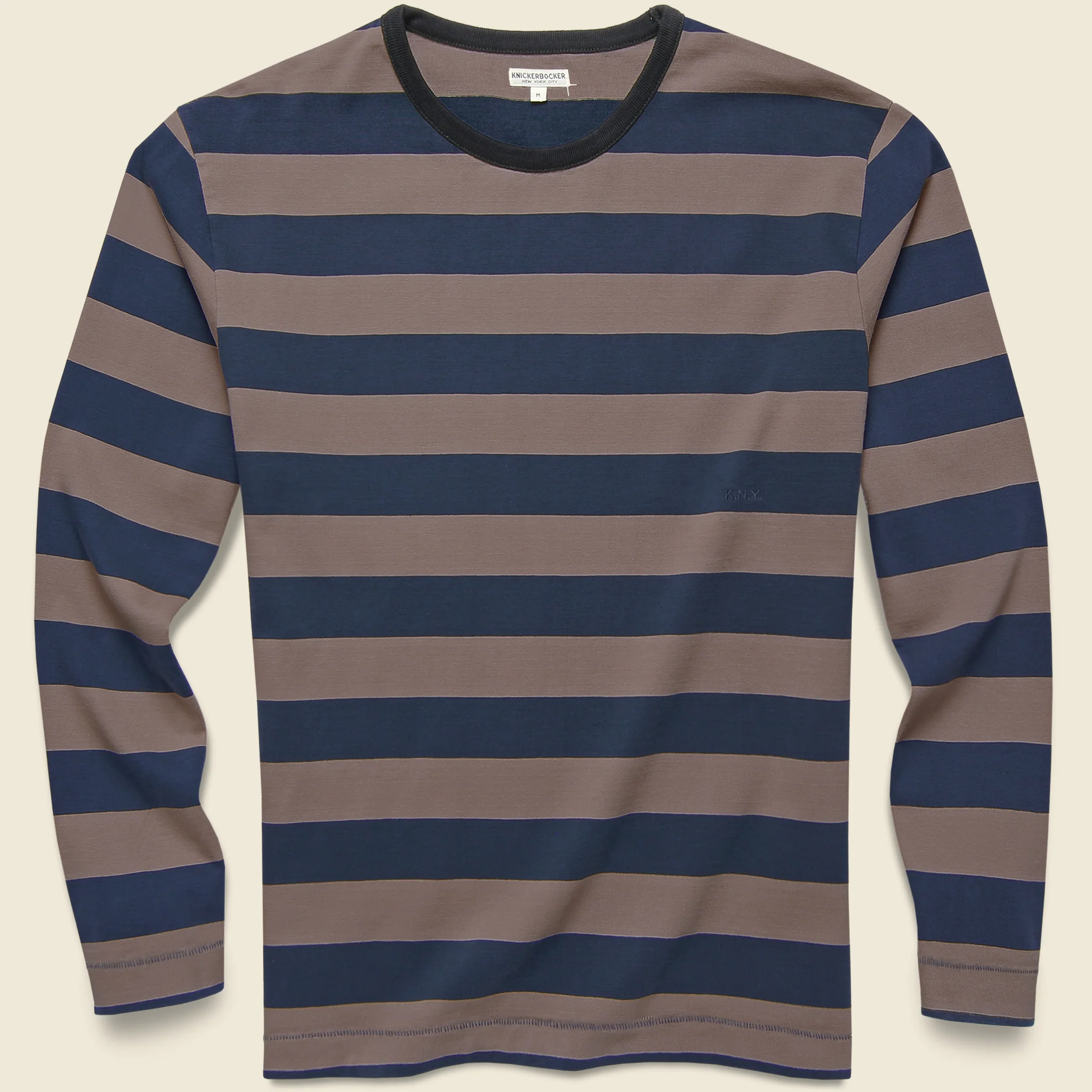 Heavyweight Mojave Tee - Navy/Brown