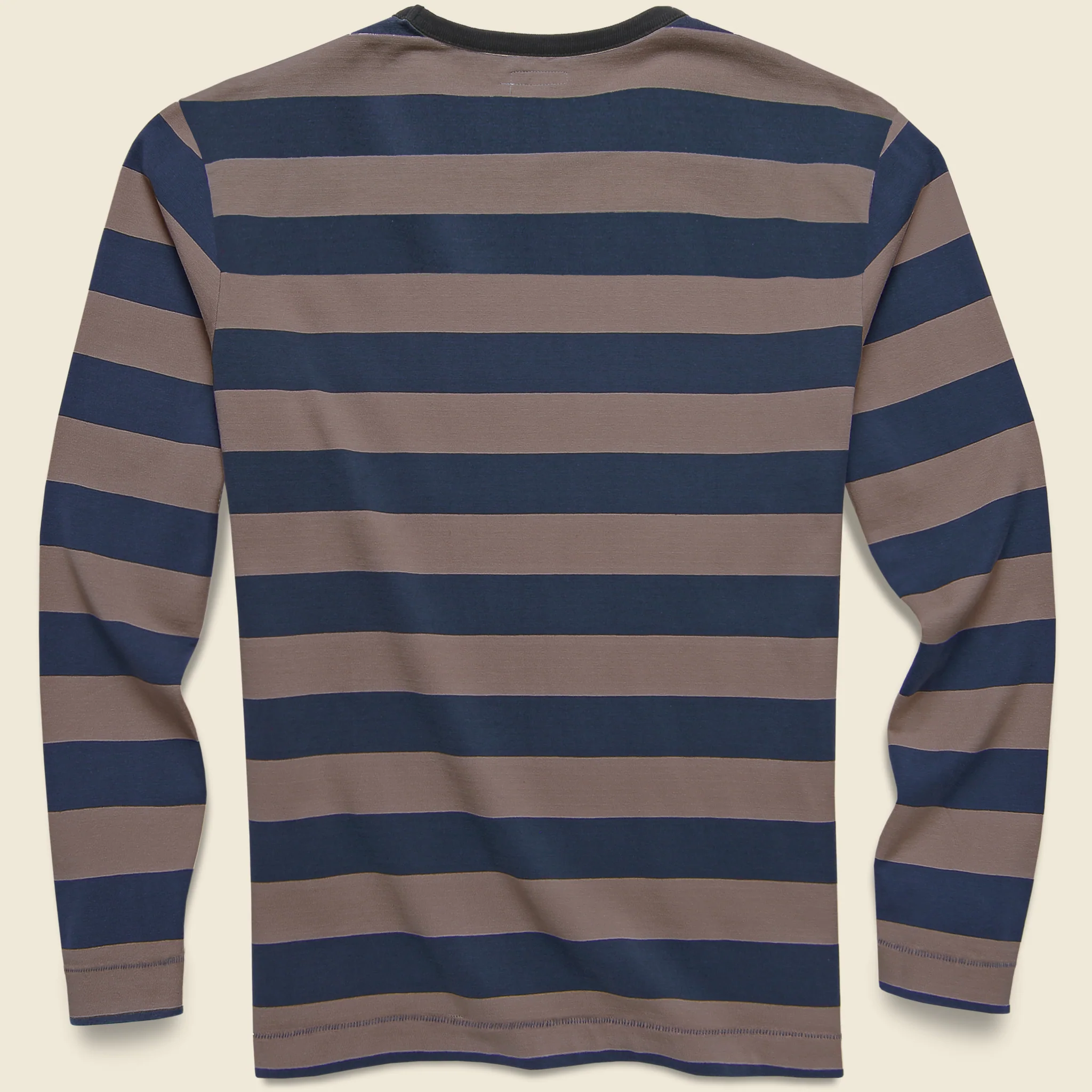 Heavyweight Mojave Tee - Navy/Brown - Image 2