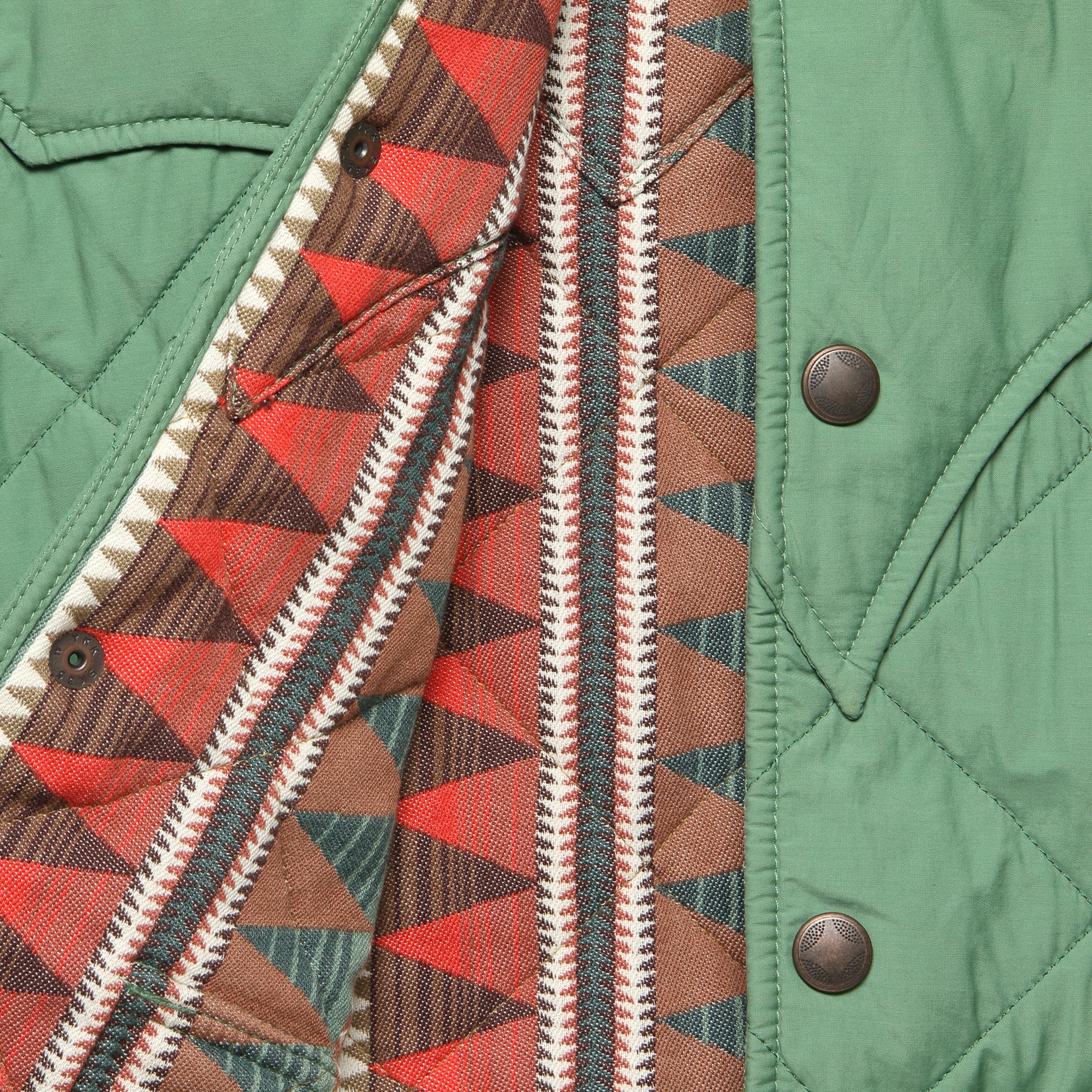Helston Quilted Jacket - Vintage Turquoise - Image 3