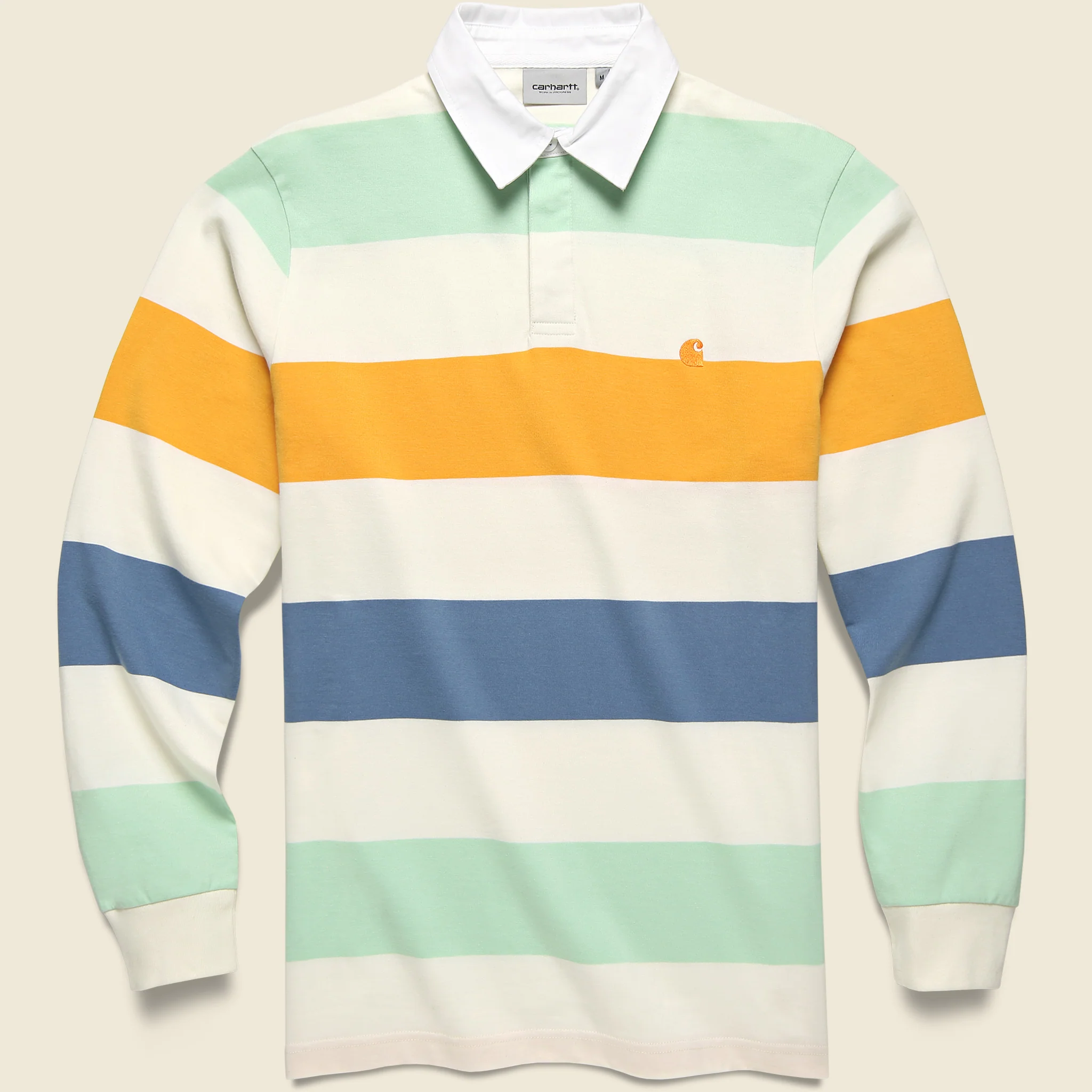 Henwick Stripe Rugby Shirt - Wax
