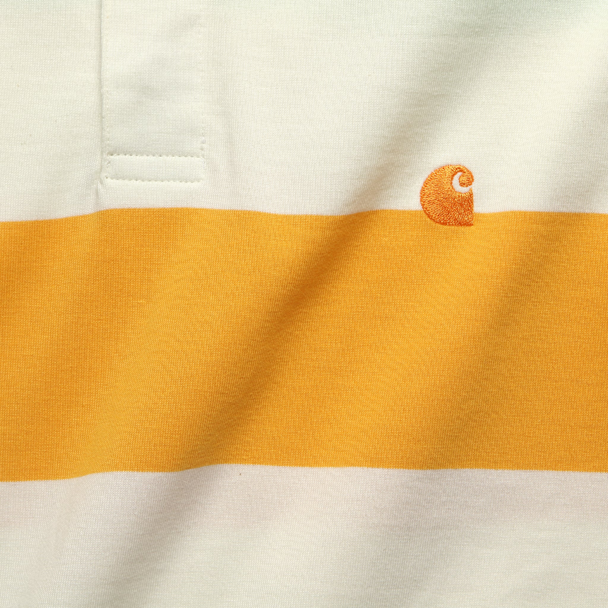 Henwick Stripe Rugby Shirt - Wax - Image 3