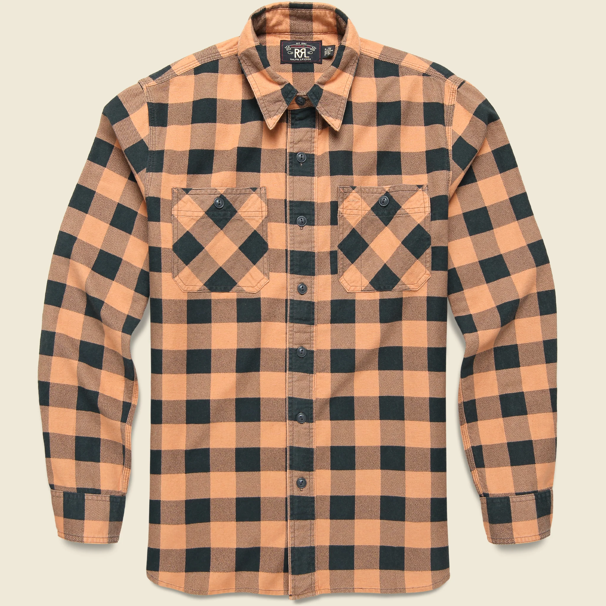 Hercules Workshirt - Coral/Black
