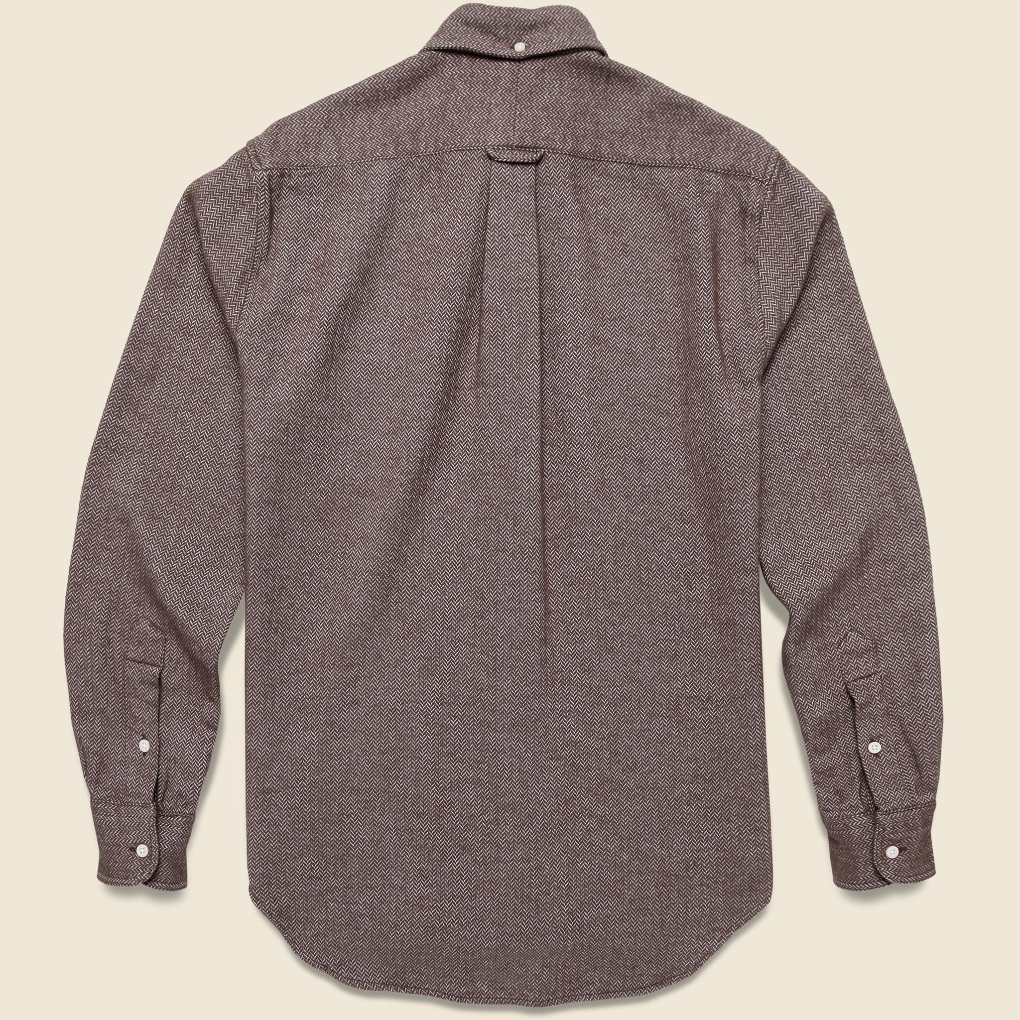 Herringbone Flannel - Brown - Image 2