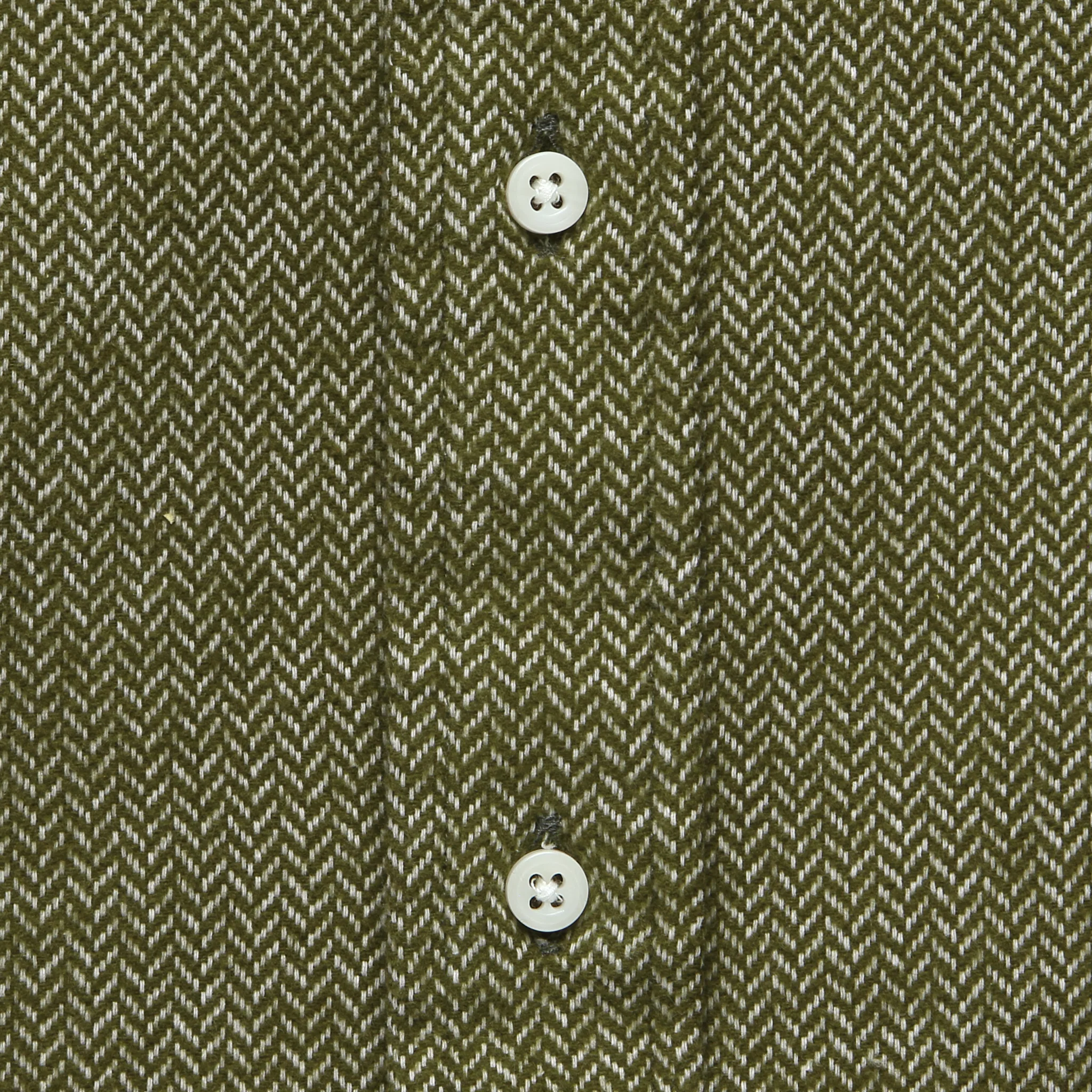 Herringbone Flannel - Olive - Image 3