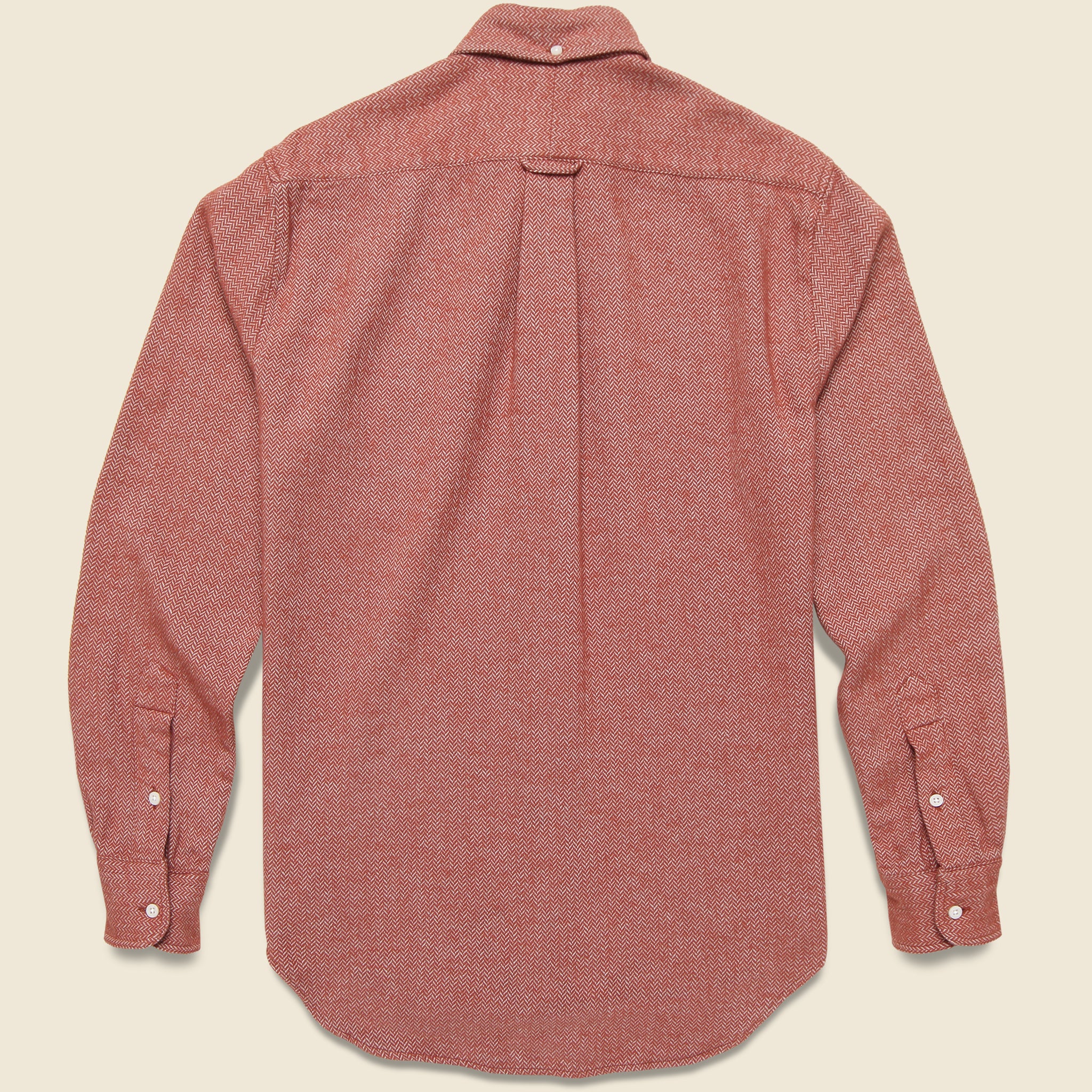 Herringbone Flannel - Red - Image 2