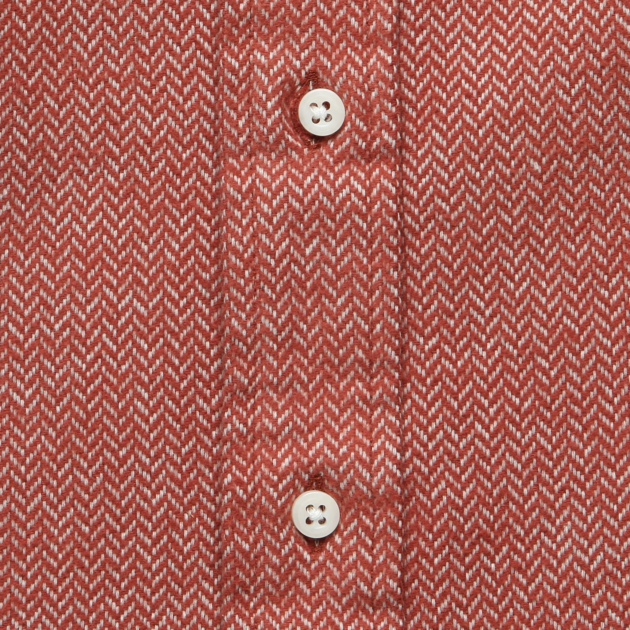 Herringbone Flannel - Red - Image 3