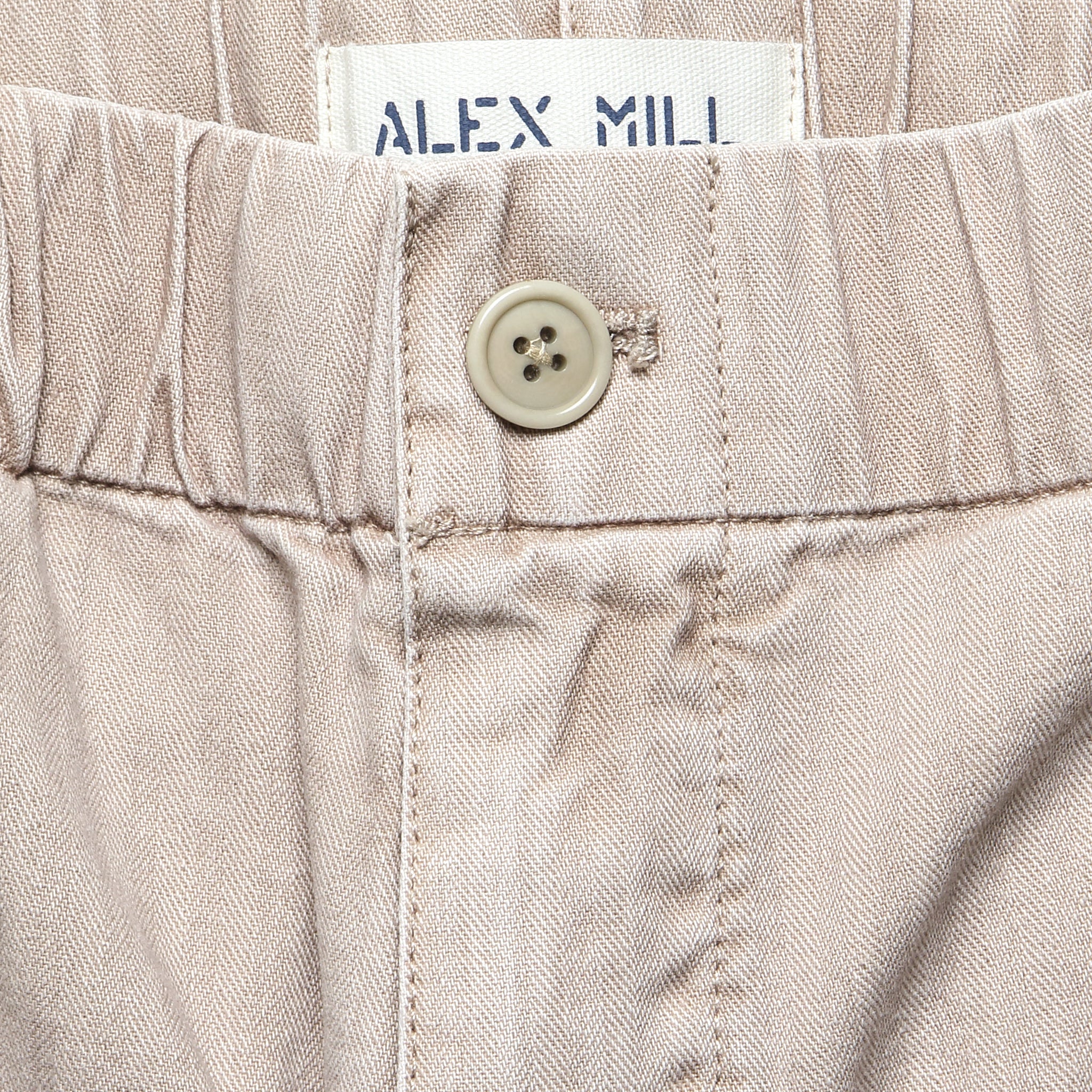 7" Herringbone Pull-On Shorts - Faded Grey - Image 4