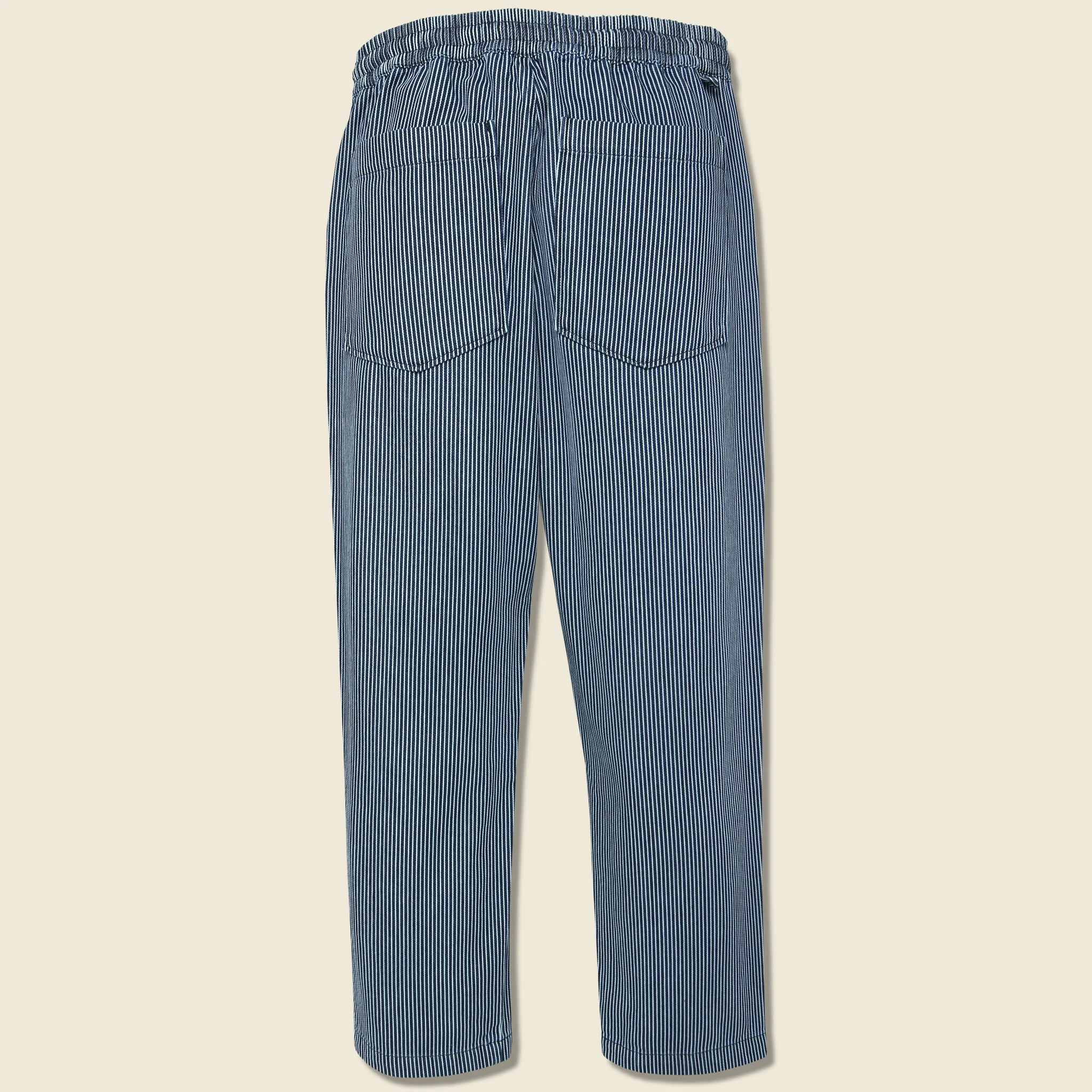 Hi-Water Trouser - Hickory Stripe Indigo - Image 2