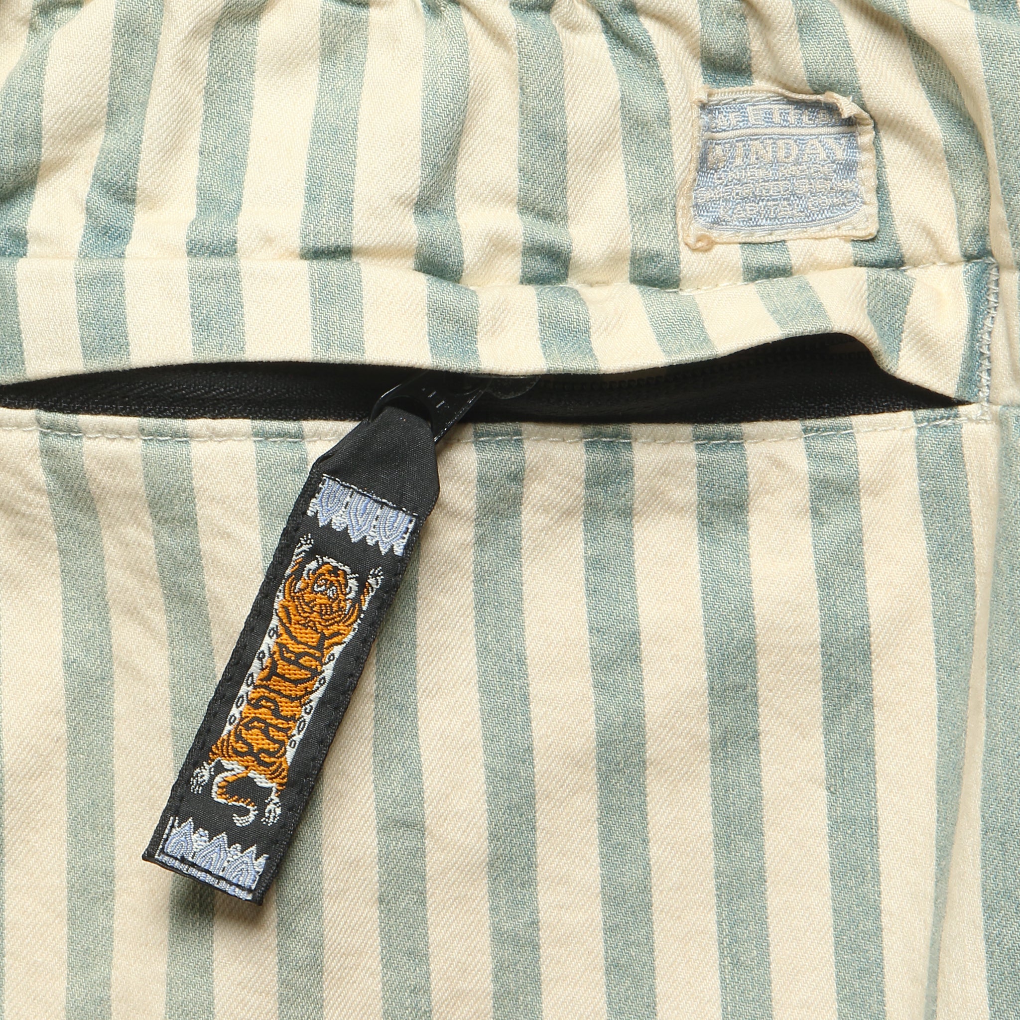 Hickoree Stripe Easy Pants - Light Indigo - Image 4