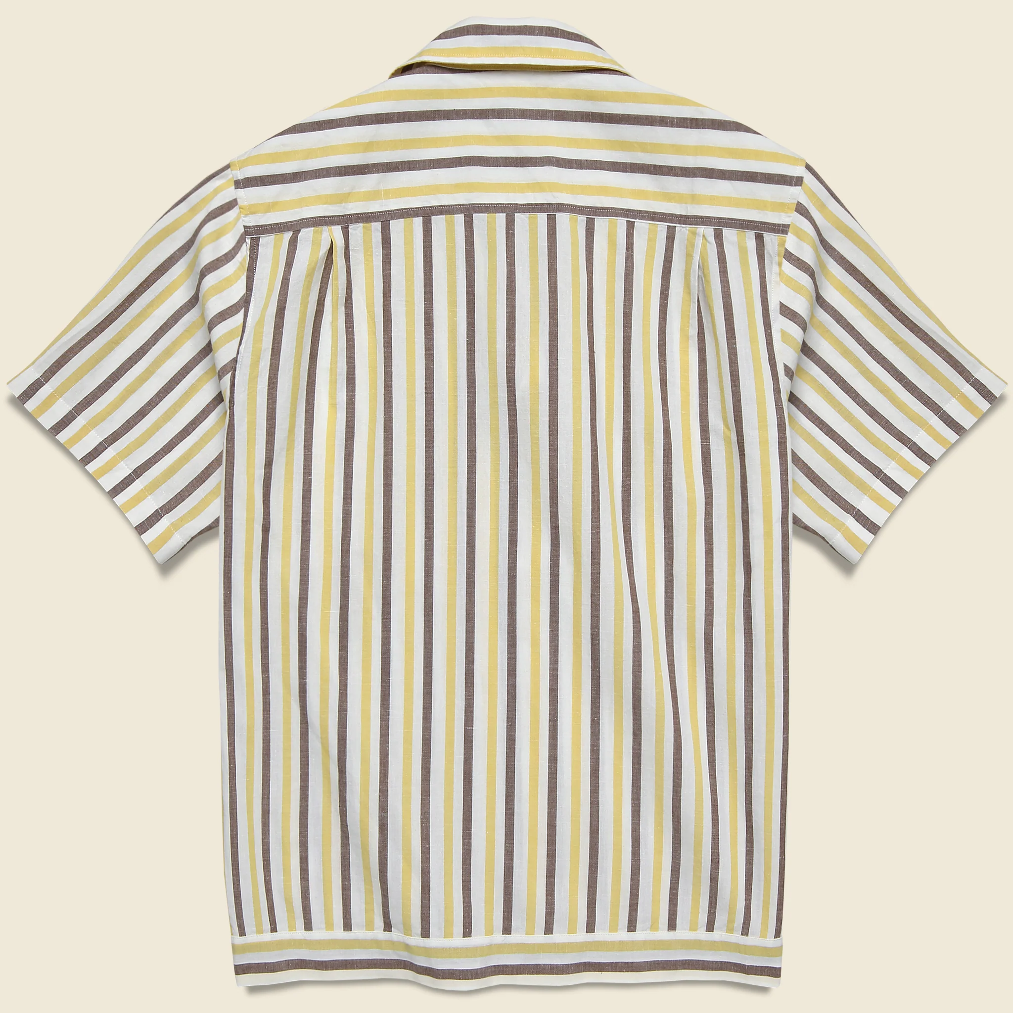 Highway Shirt - White/Brown/Yellow - Image 2
