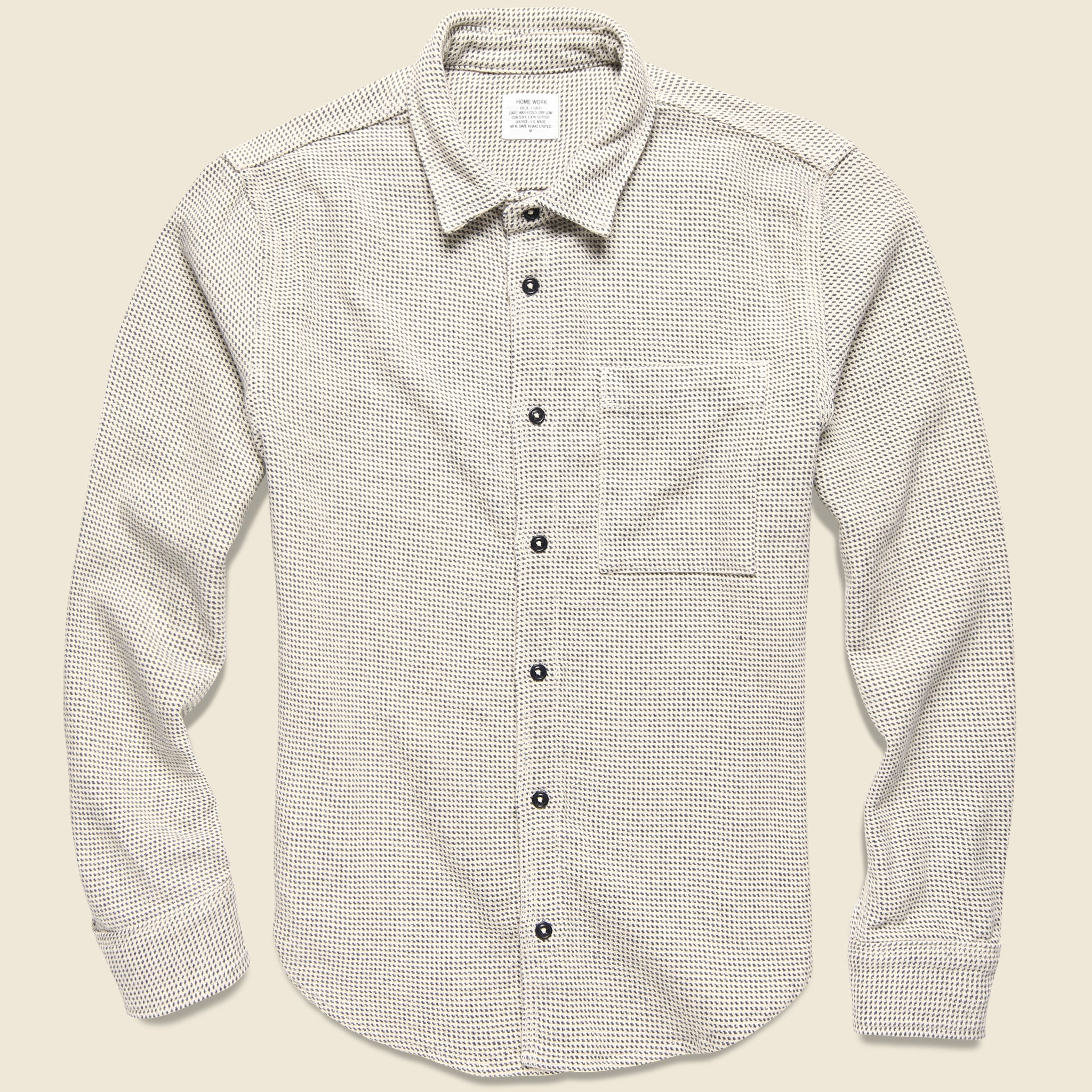 Blanket Twill Overshirt - Chambray Stripe