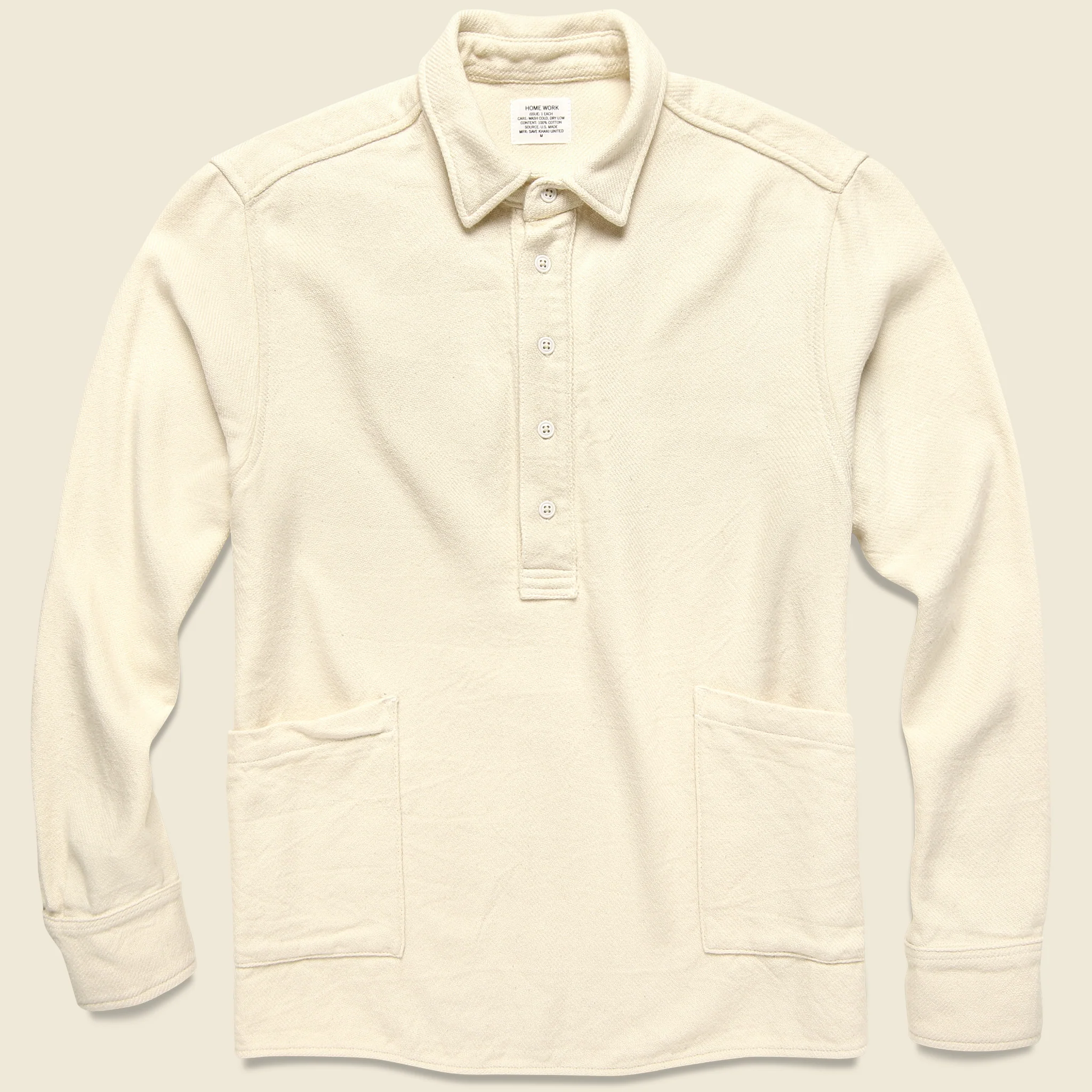 Blanket Twill Popover - Natural