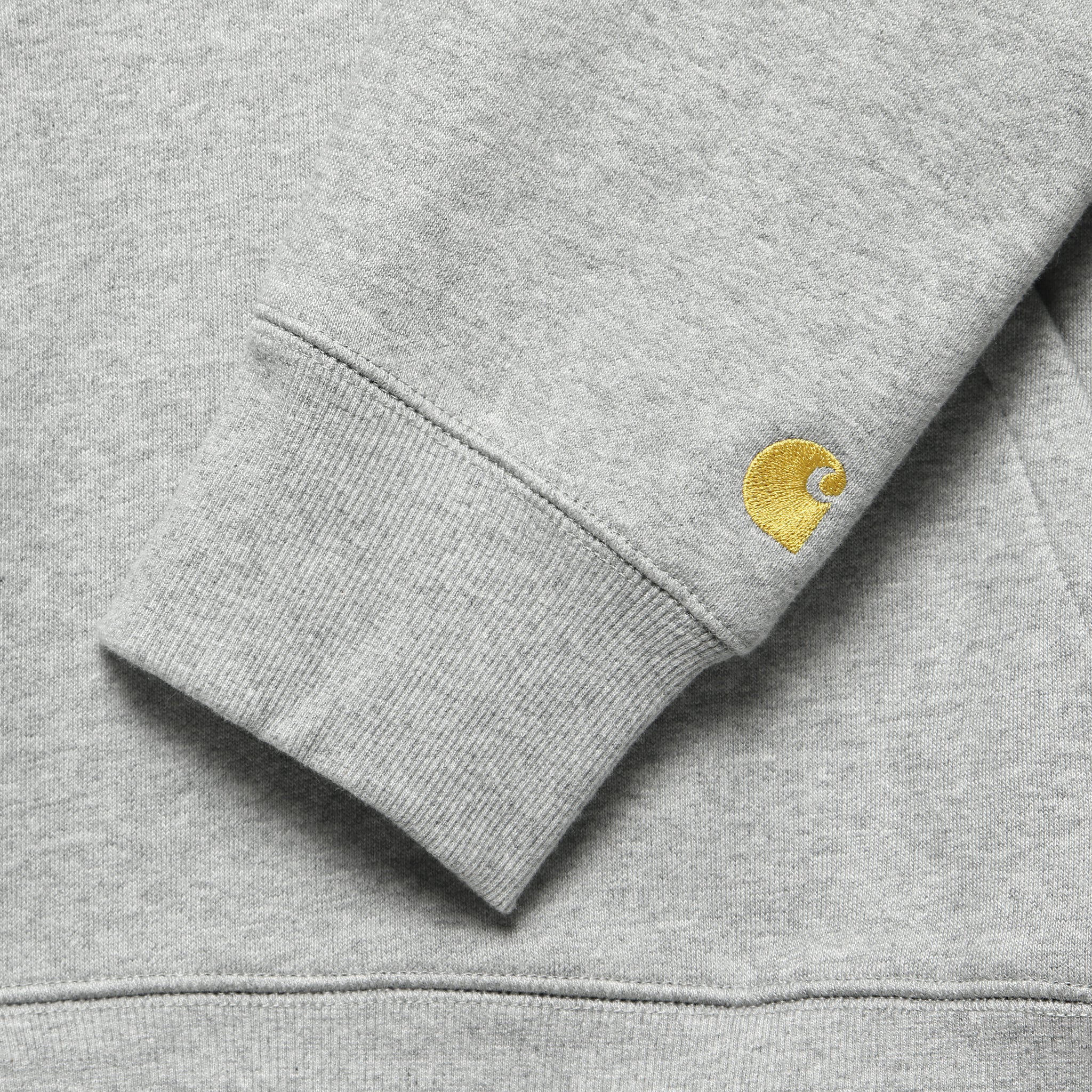 Hooded Chase Sweatshirt - Grey Heather/Gold - Image 3