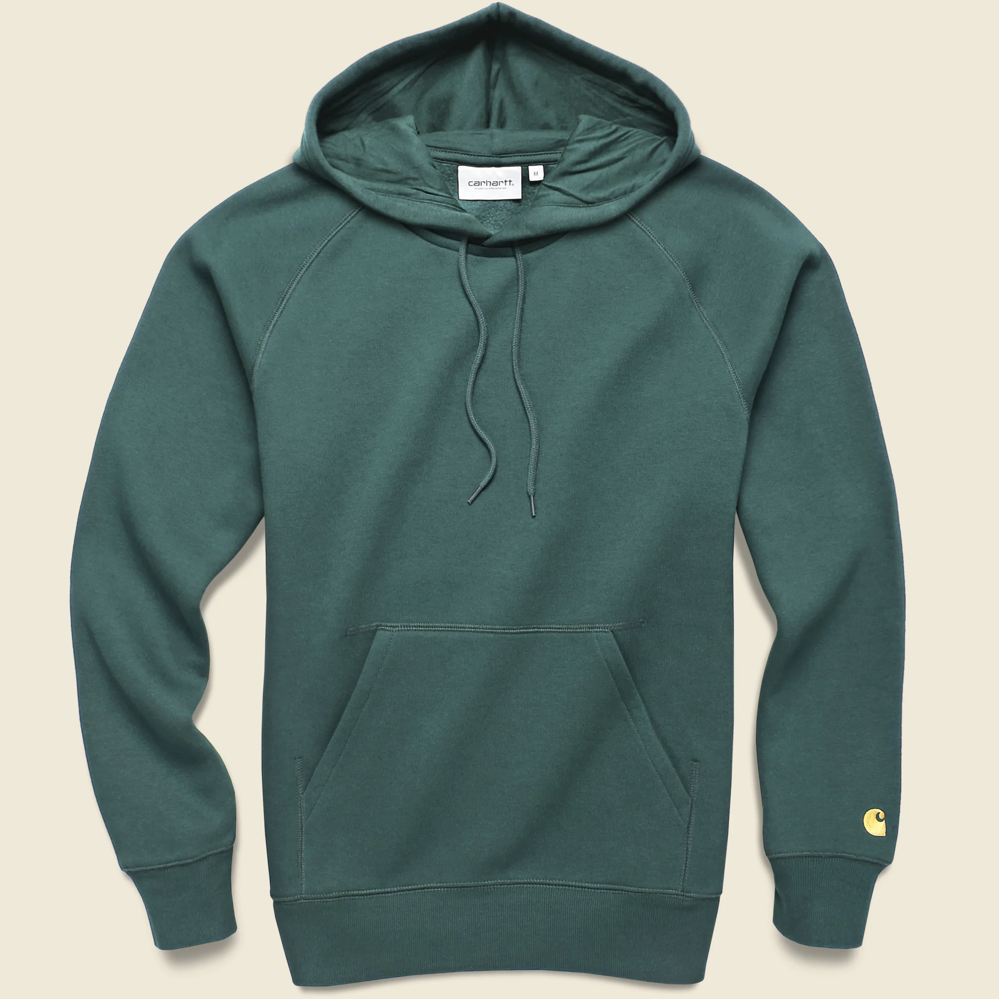 Hooded Chase Sweatshirt - Juniper/Gold