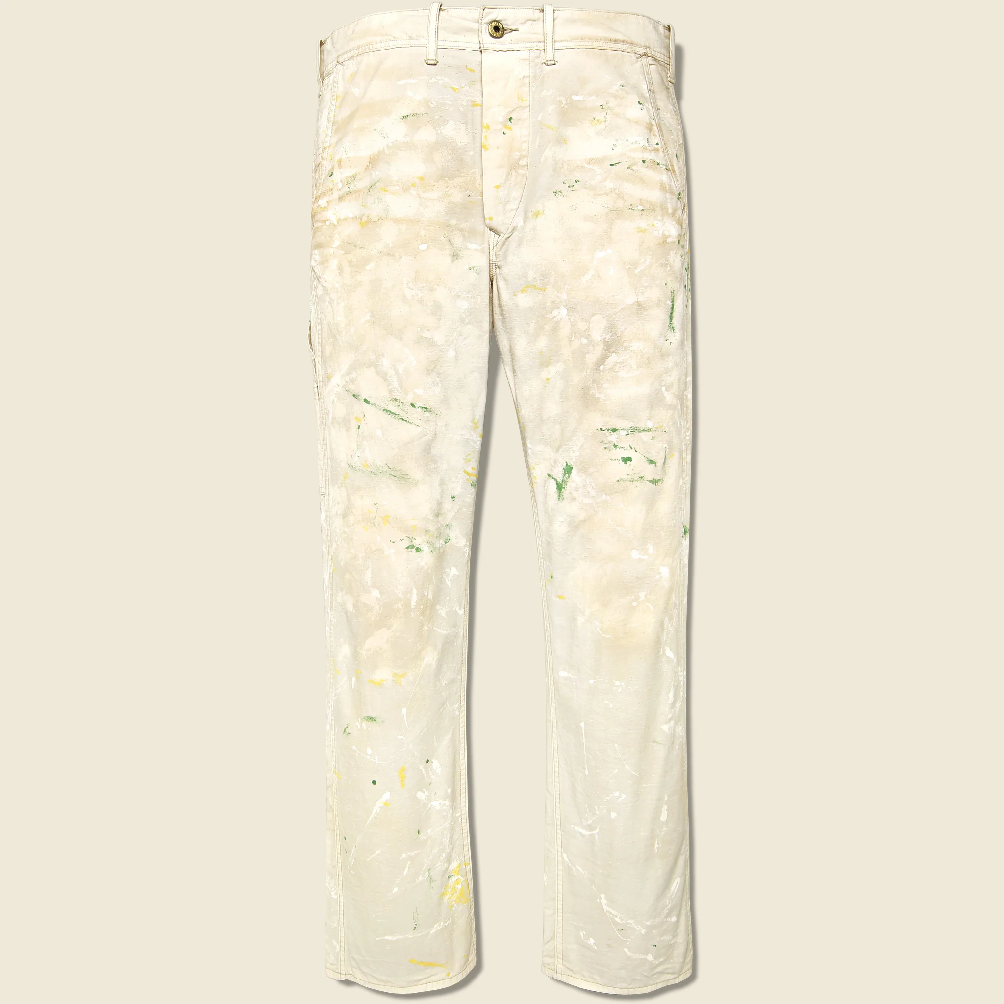 Hopkins Carpenter Pant - Distressed Vintage White