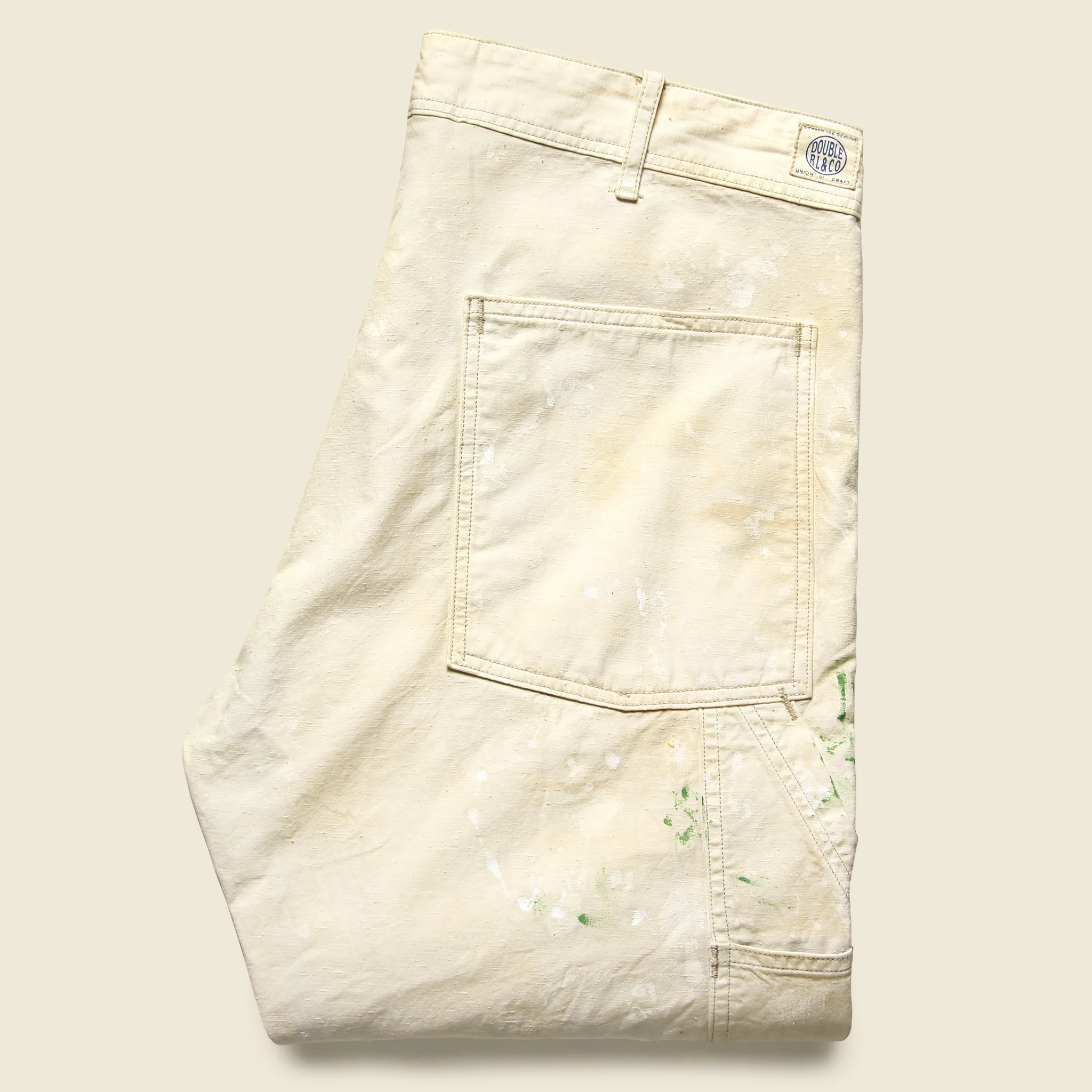 Hopkins Carpenter Pant - Distressed Vintage White - Image 4
