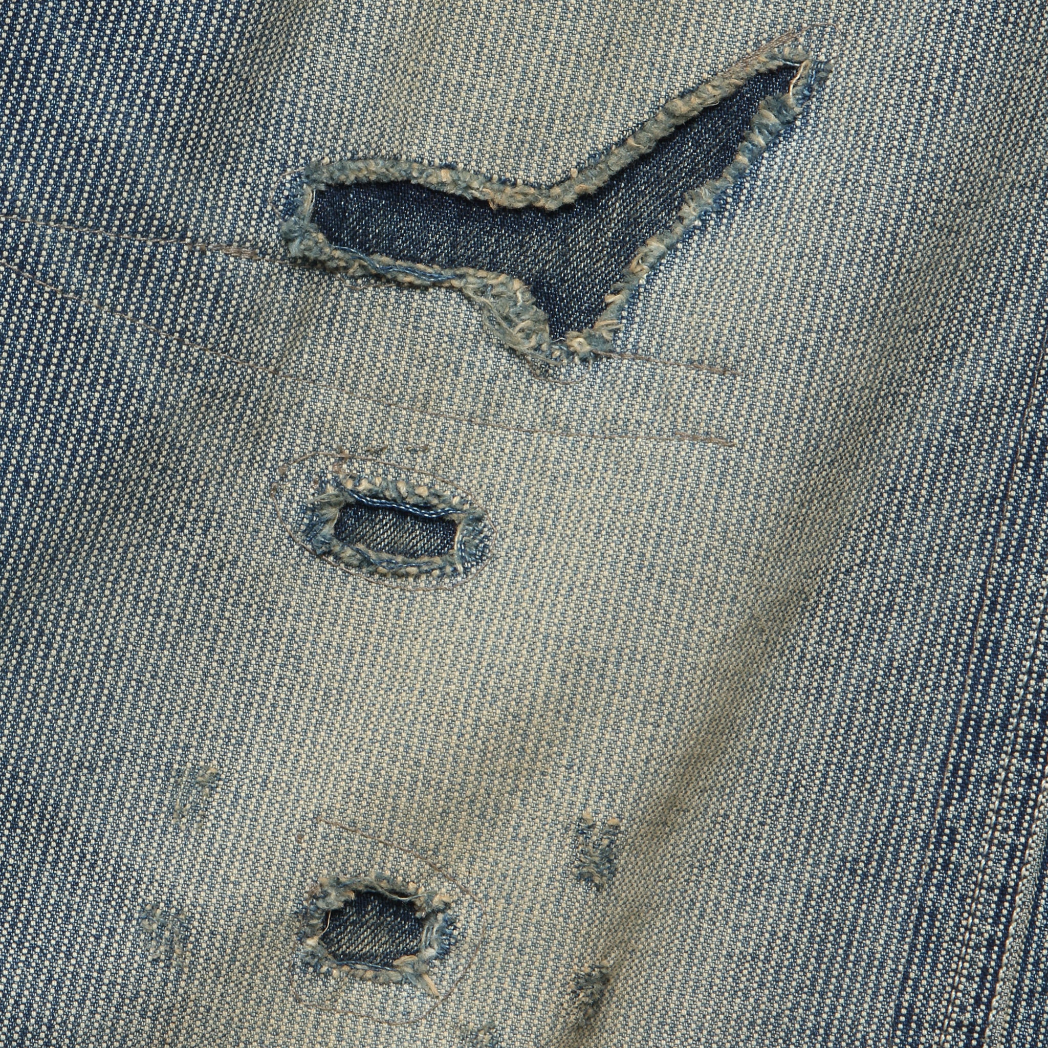 Hopkins Pincheck Carpenter Pant - Repaired Doveton Wash - Image 3