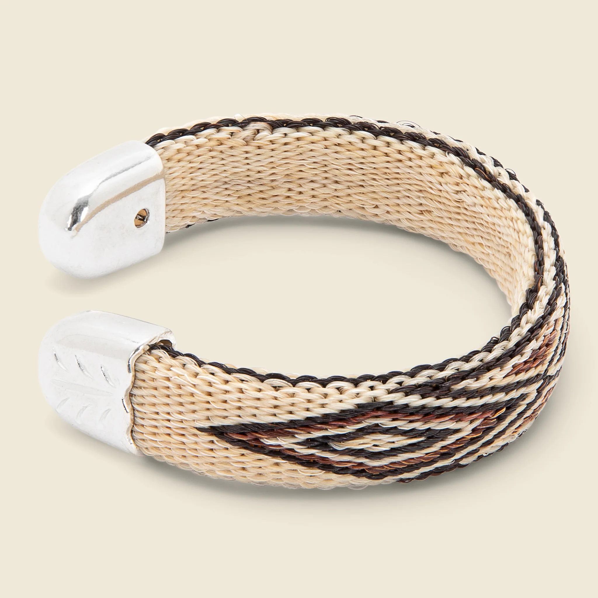 Bendable Horsehair Bracelet - Brown/Multi - Image 2