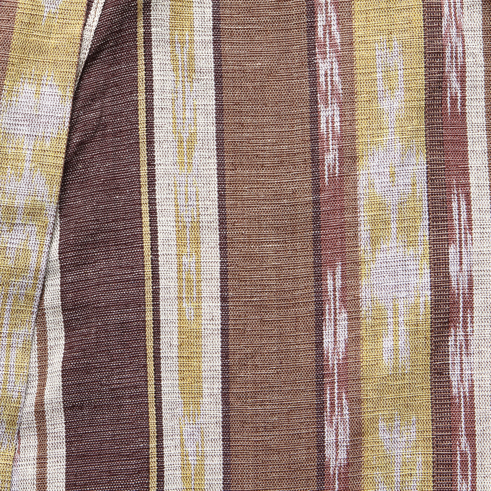 Guatemalan Robe - Brown/Yellow/Cream - Image 2