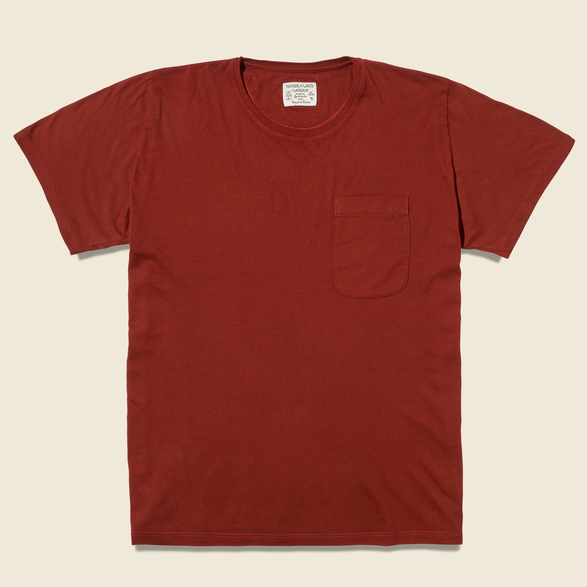 Laguna Pocket Tee - Rojo