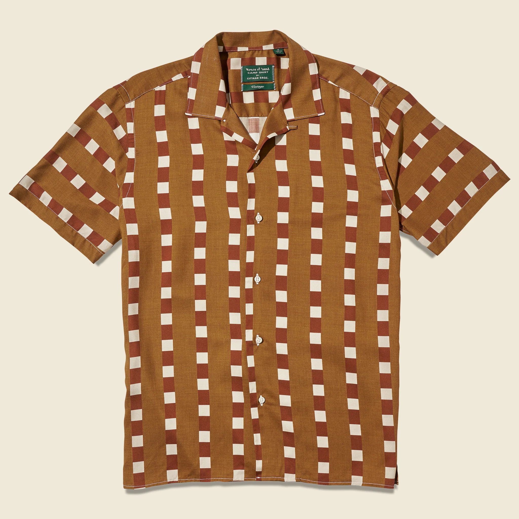 Granada Shirt - Brown/Red/Tan