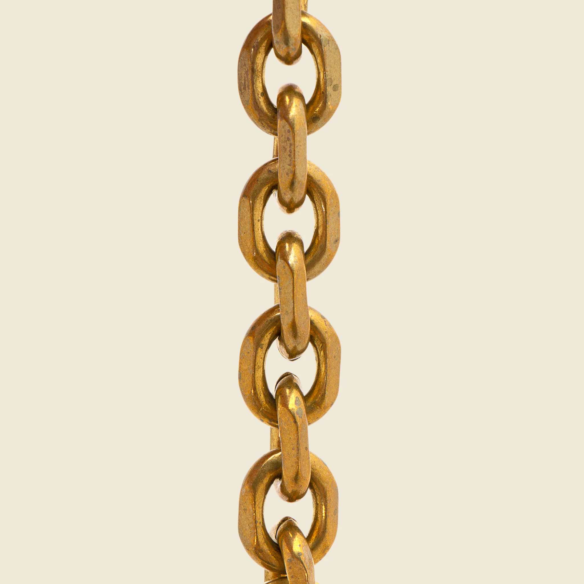 ID Chain Link Bracelet - Brass - Image 2