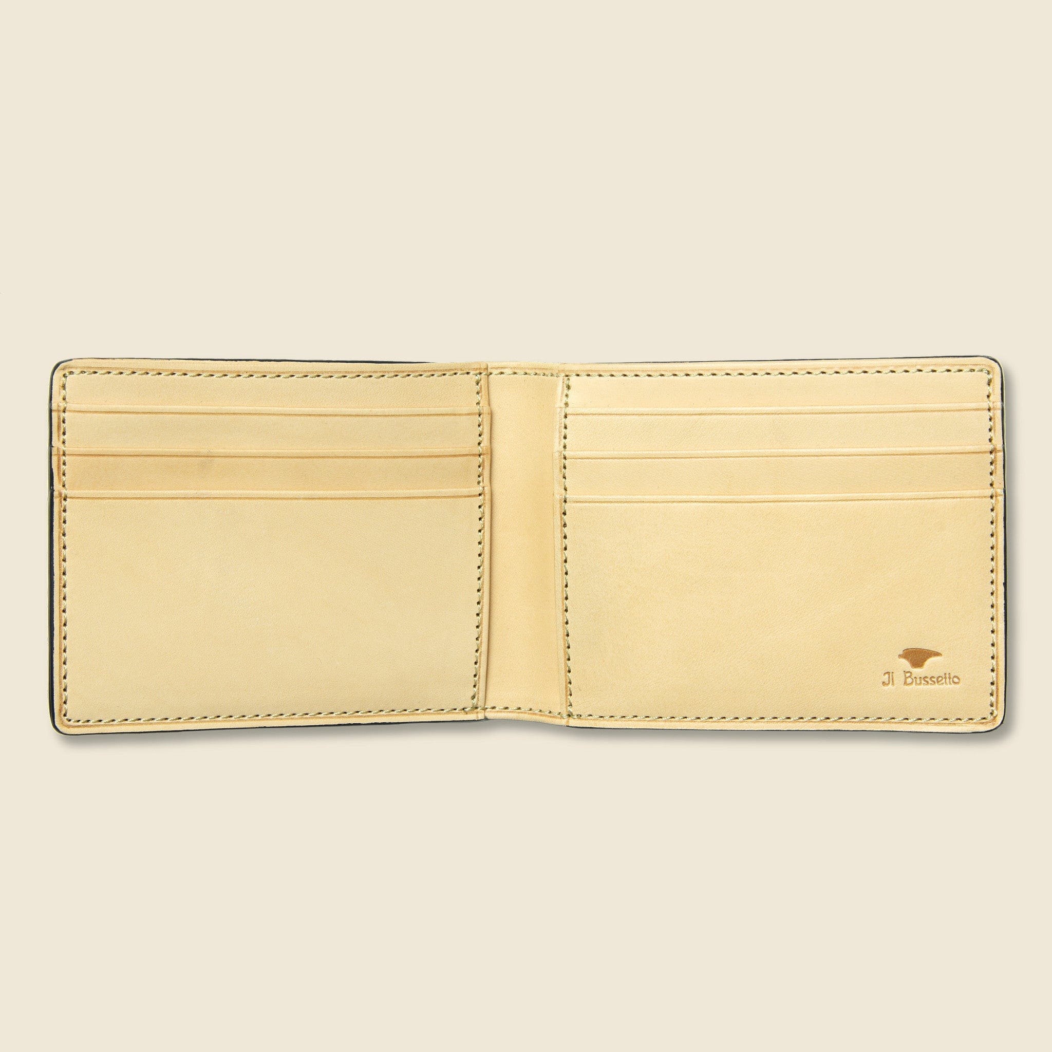 Small Bi-Fold Wallet - Dark Brown - Image 3